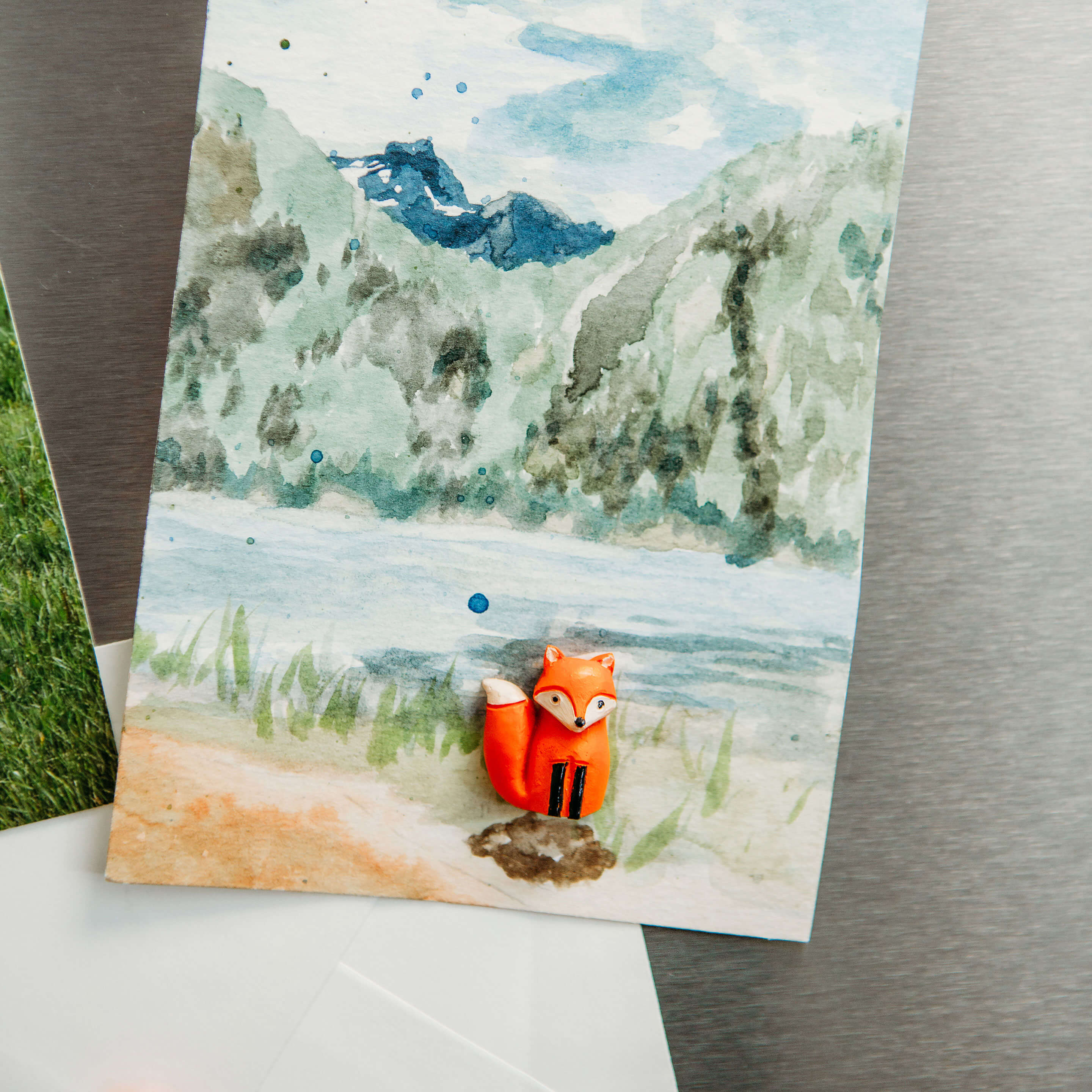 colorful FOX magnets s/4