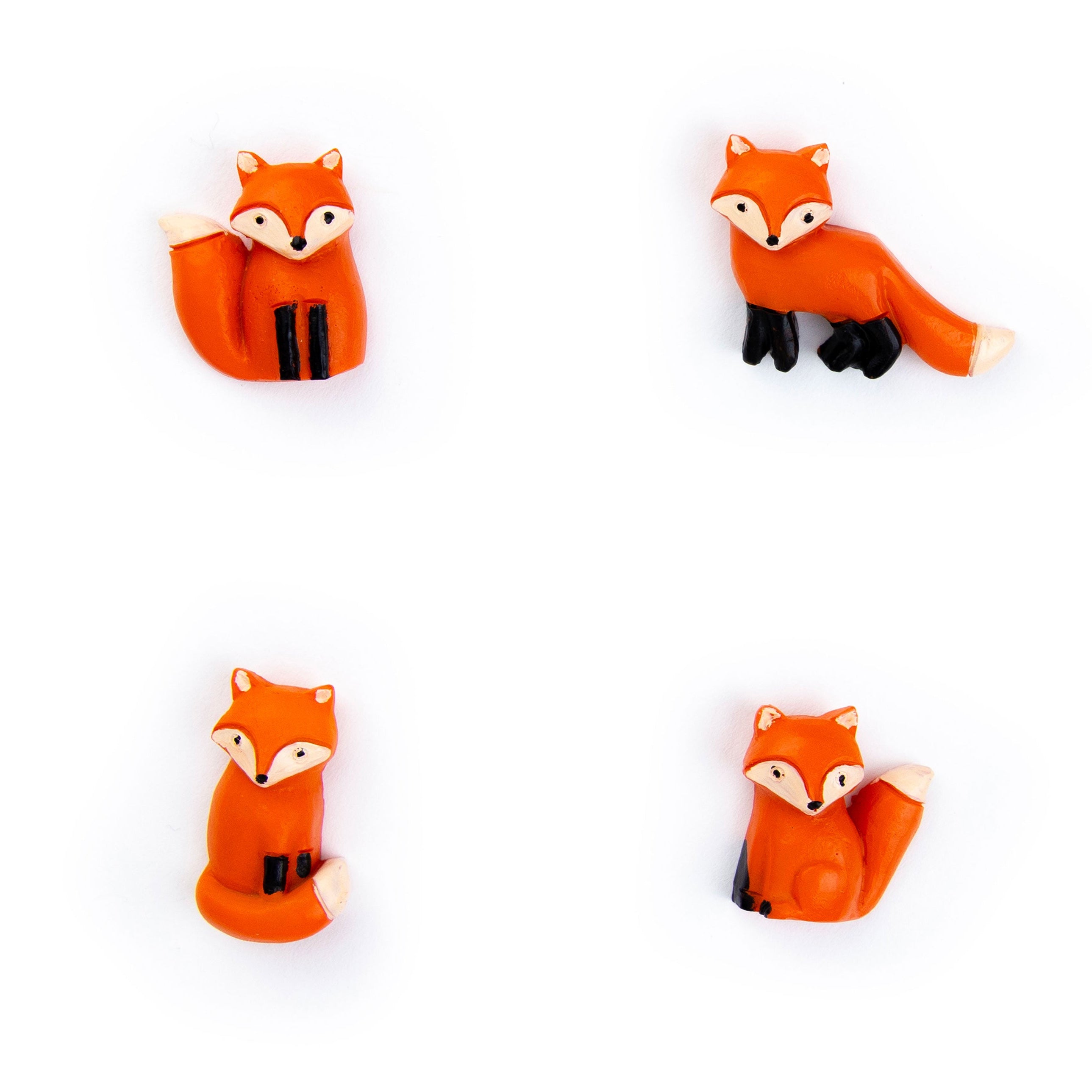 Cute Fox Car Magnet – 5.5 Inch Decorative Fridge Locker Magnet, Waterproof & UV Resistant