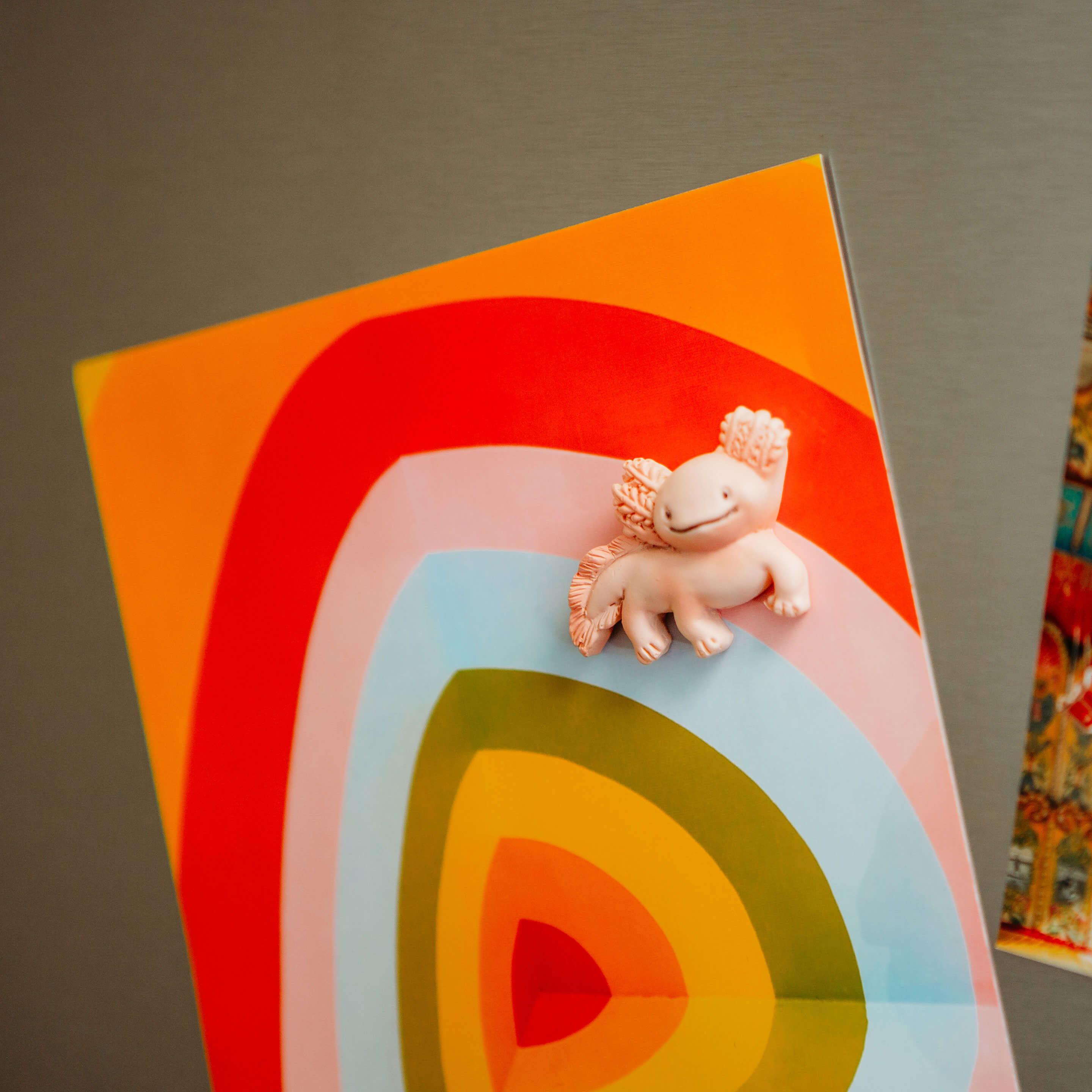 colorful AXOLOTL magnets s/4
