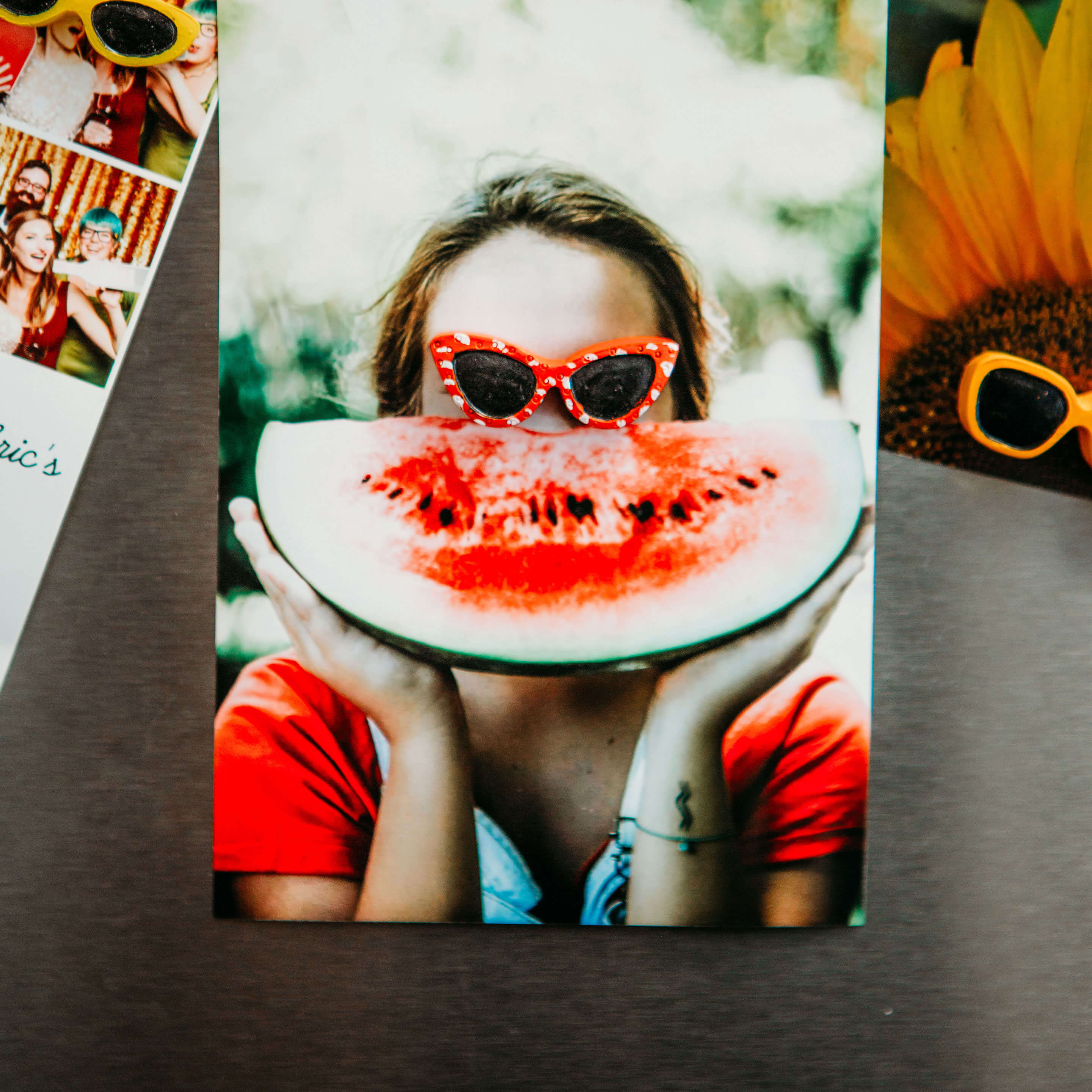 colorful SUNGLASSES magnets s/5