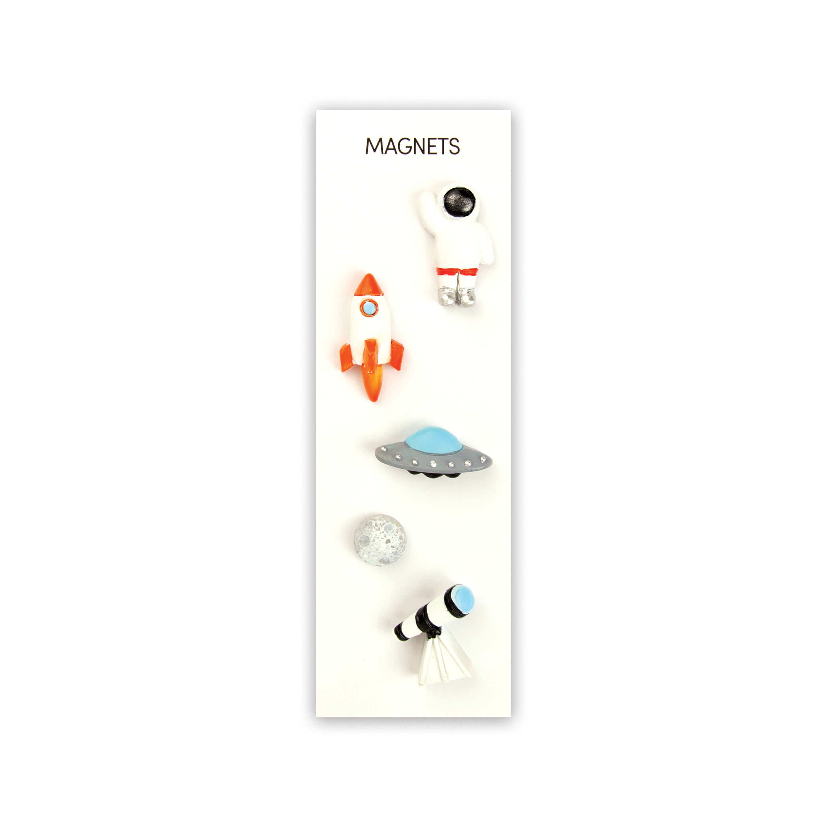colorful SPACE EXPLORATION magnets s/5