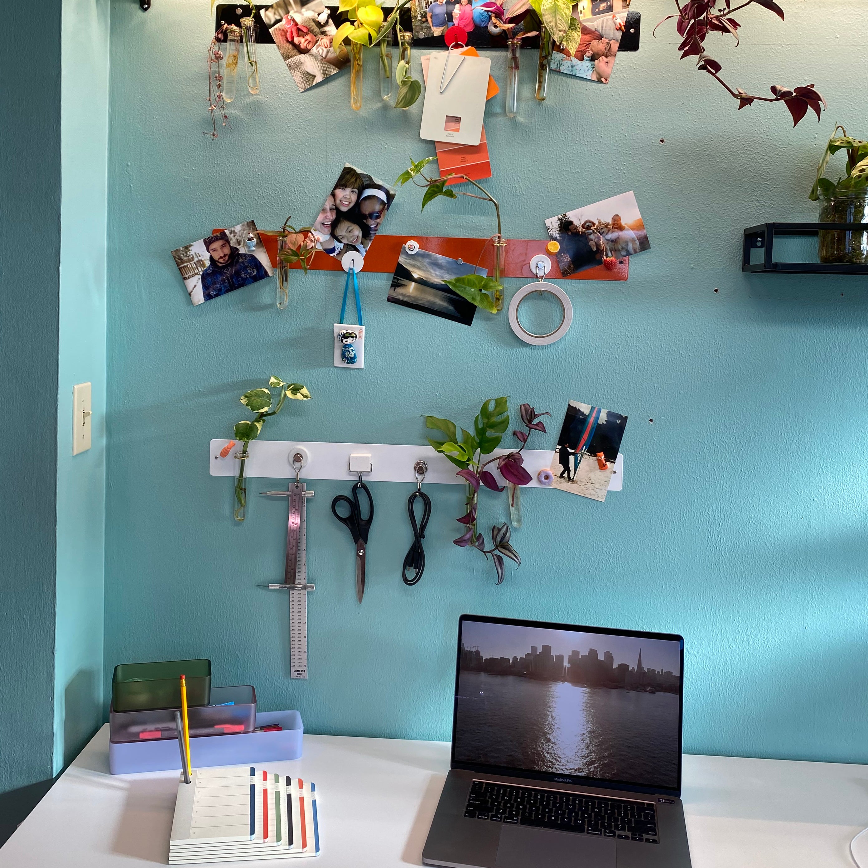 large magnetic strip bulletin board