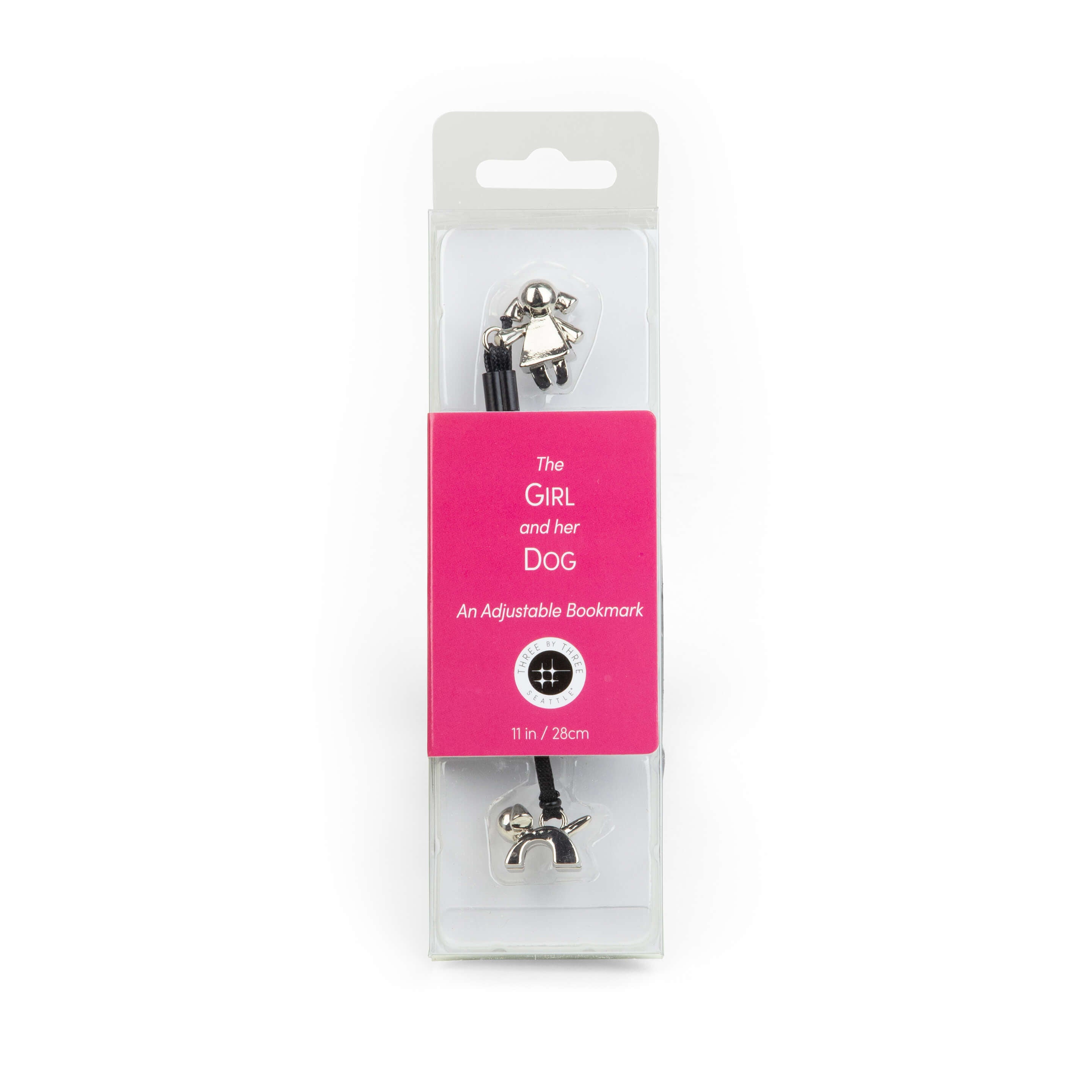 STRINGS ATTACHED! girl + dog adjustable bookmark