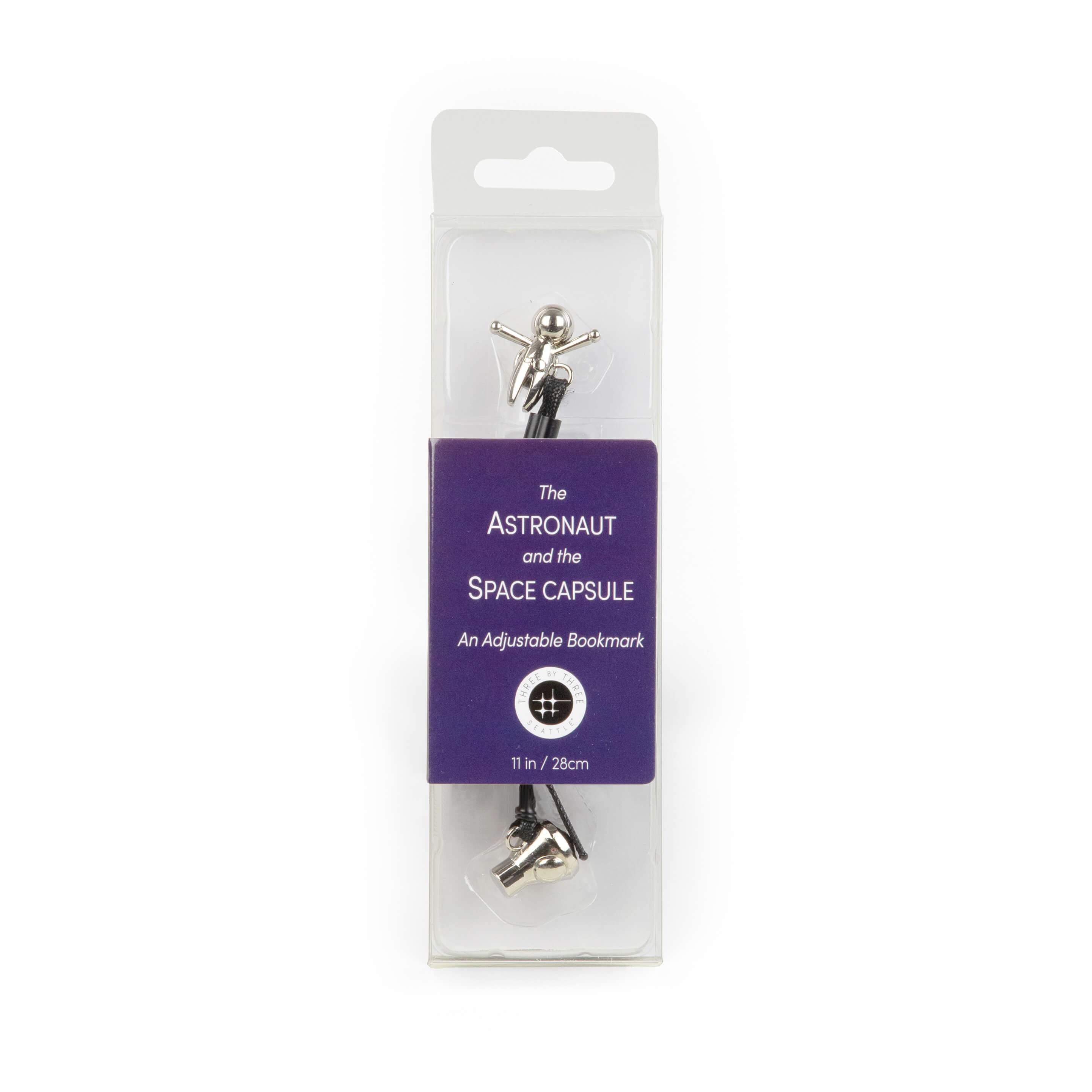 STRINGS ATTACHED! astronaut + space capsule adjustable bookmark