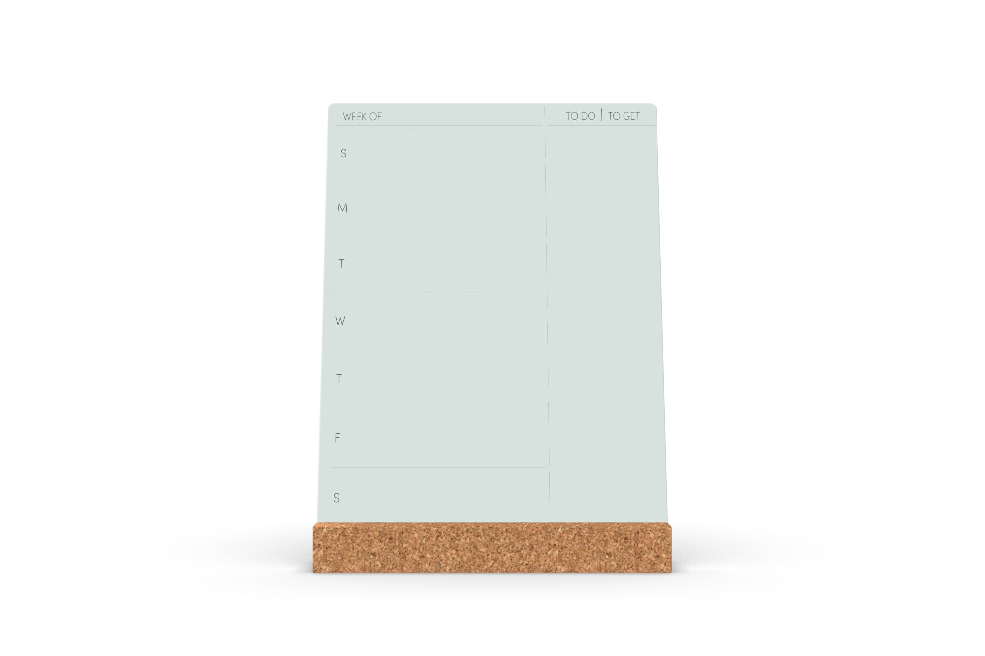 glassencorque large weekly/to-do/to-get desktop dry-erase board