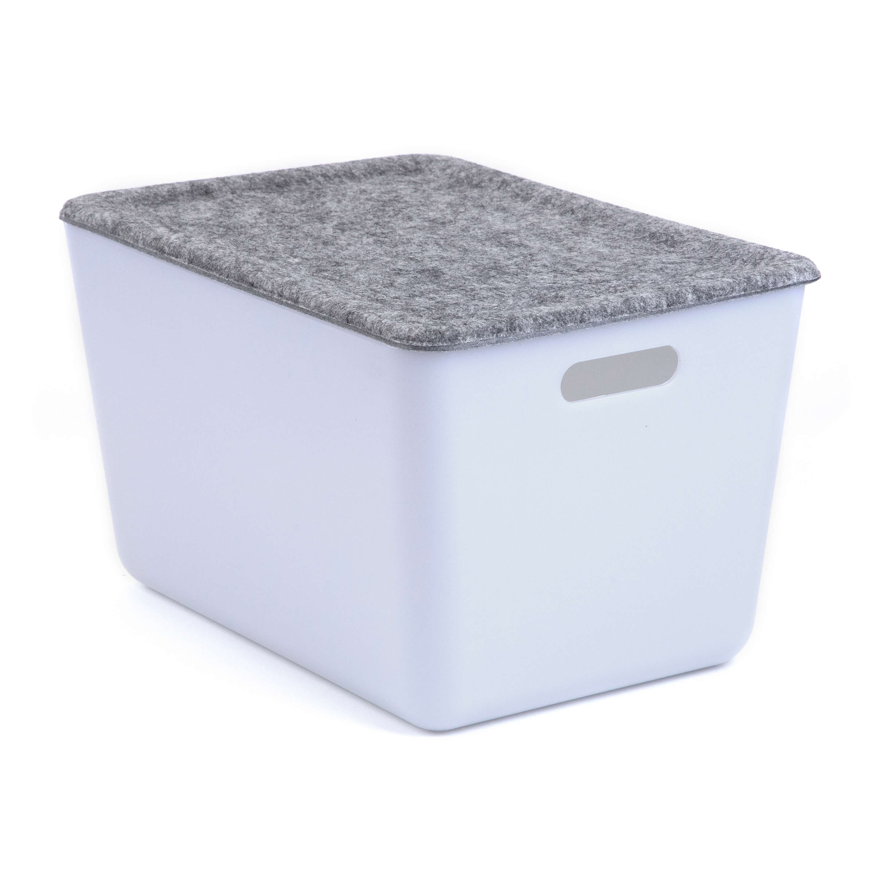 reSTAK recycled FELT medium storage lid + tray