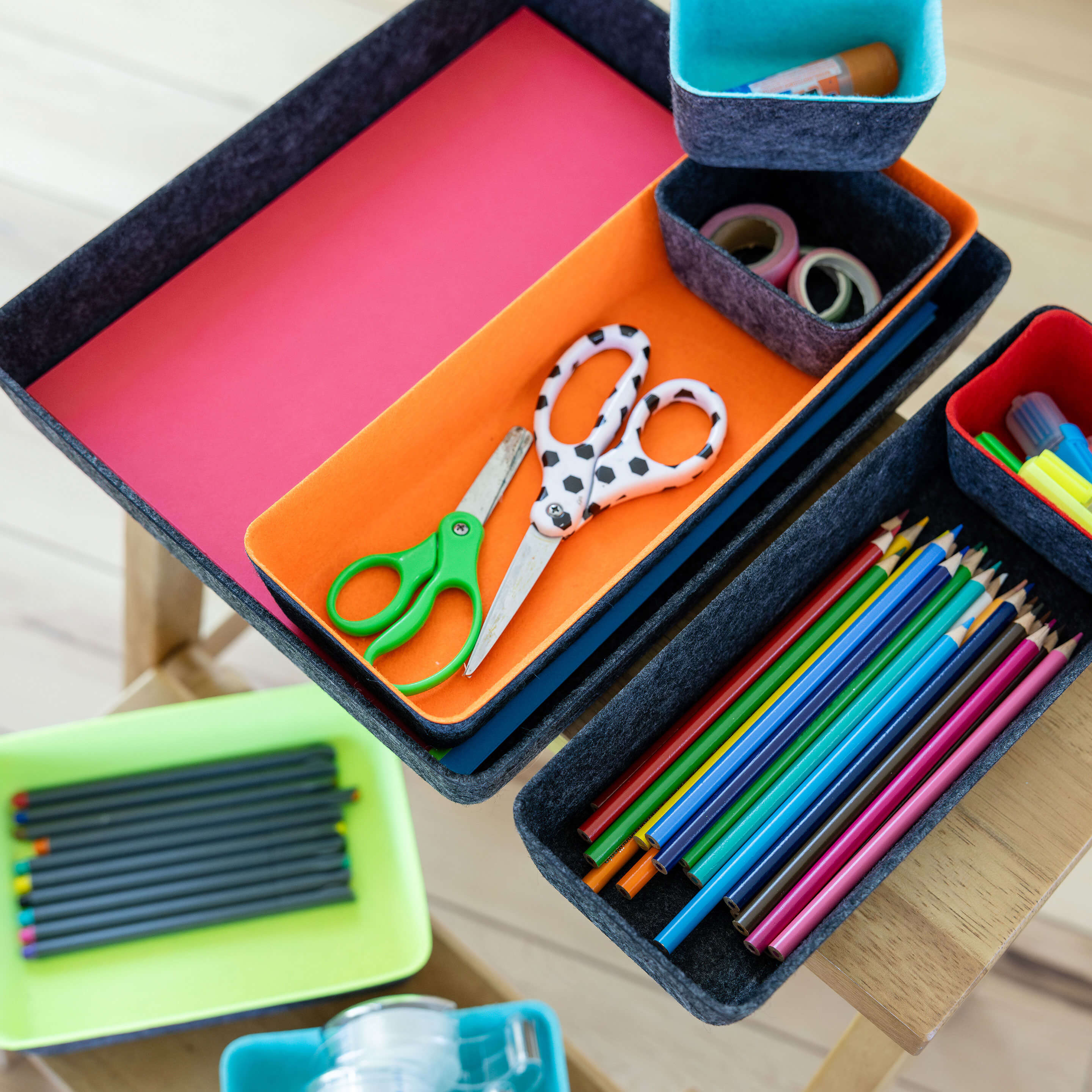 felt·like·it! set/8 felt bins