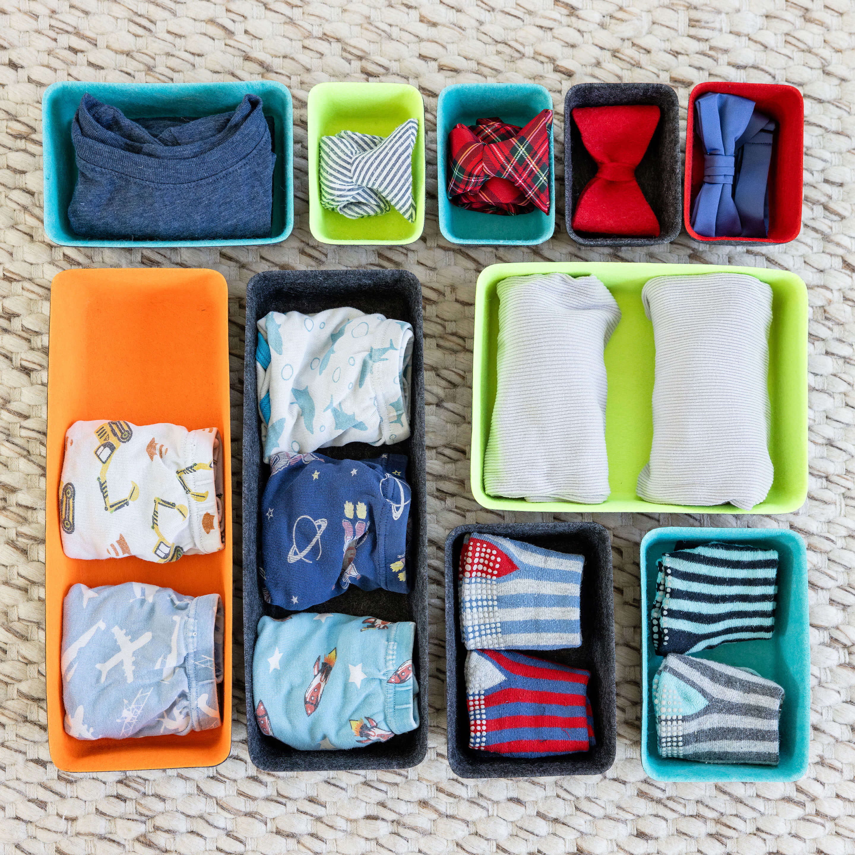 felt·like·it! set/10 felt bins