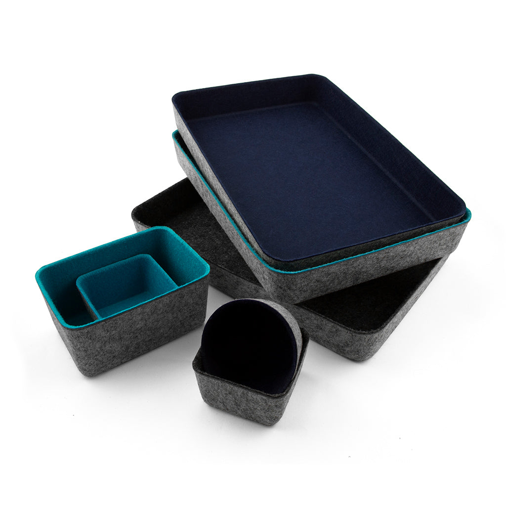 felt·like·it!™ paper tray tapered storage bins