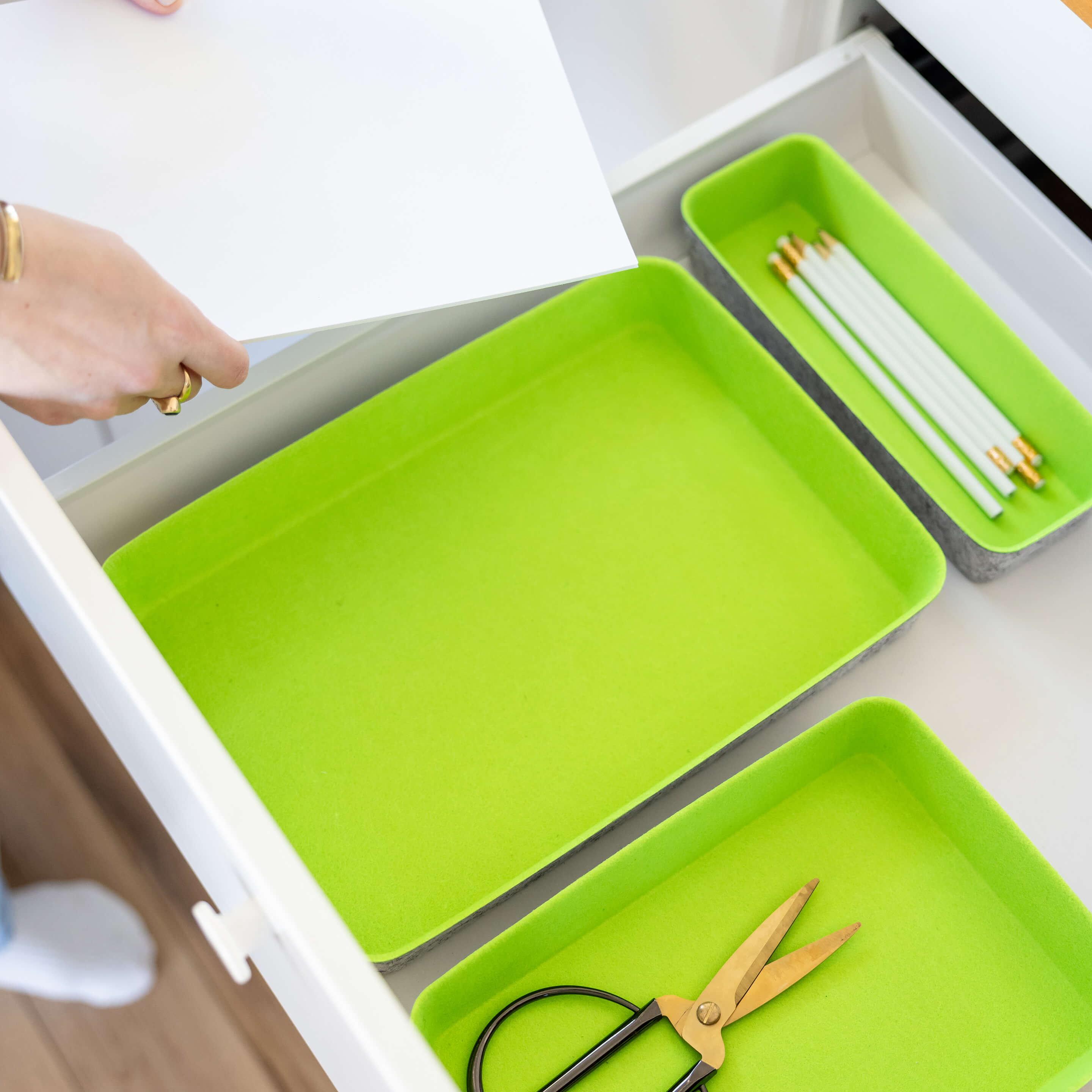 felt·like·it!™ wide organizer tapered storage bins