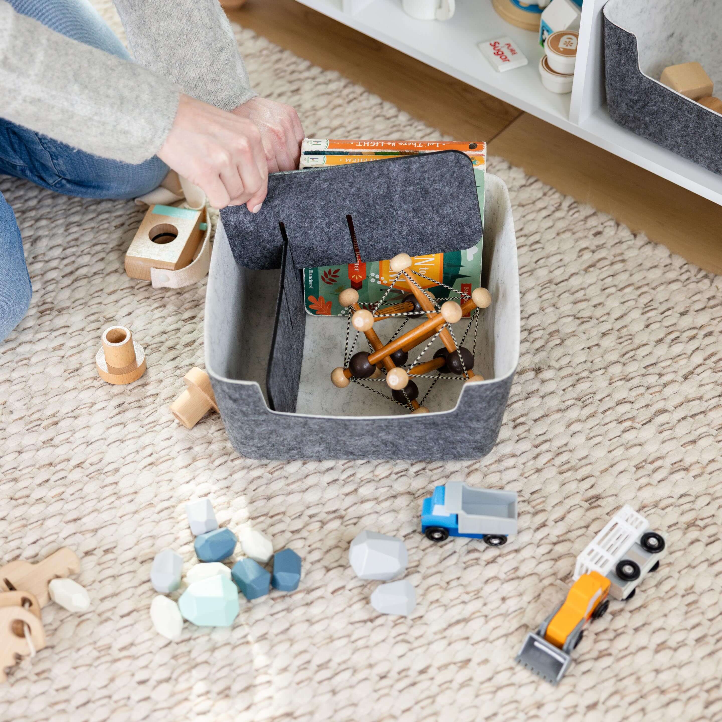 felt·like·it!™ cubby storage bin medium