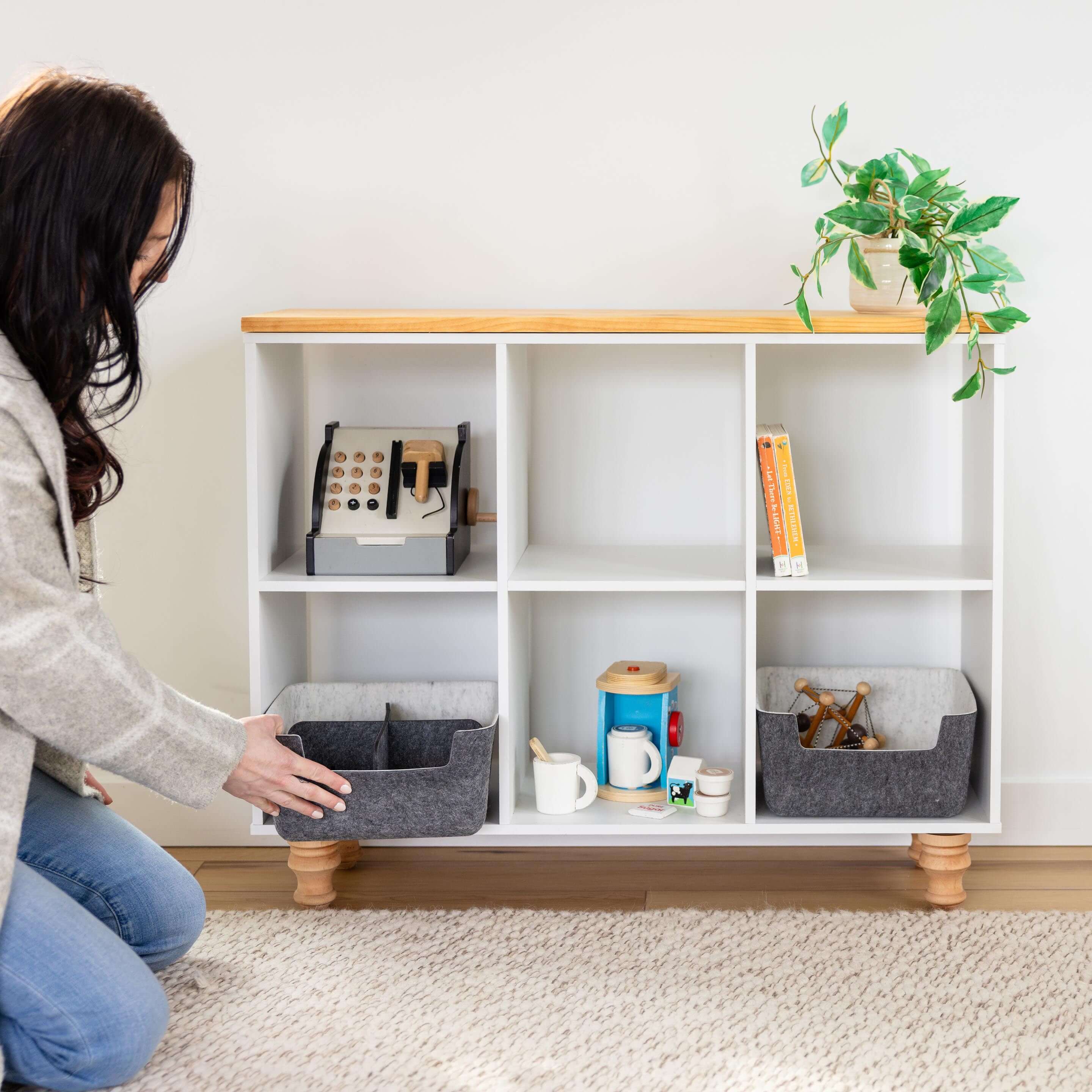 felt·like·it!™ cubby storage bin medium