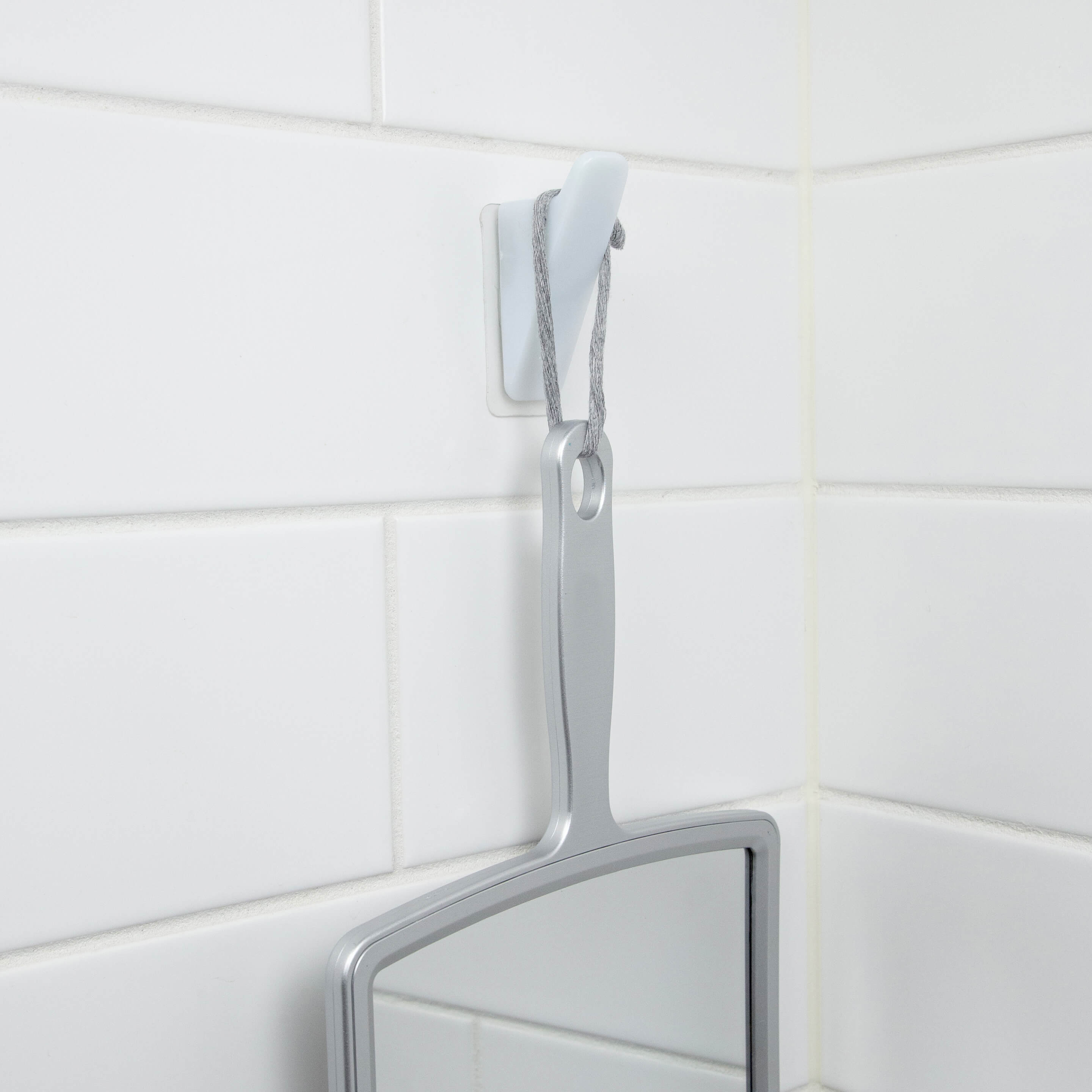 aquafolio set of 3 large hooks with adhesive bracket