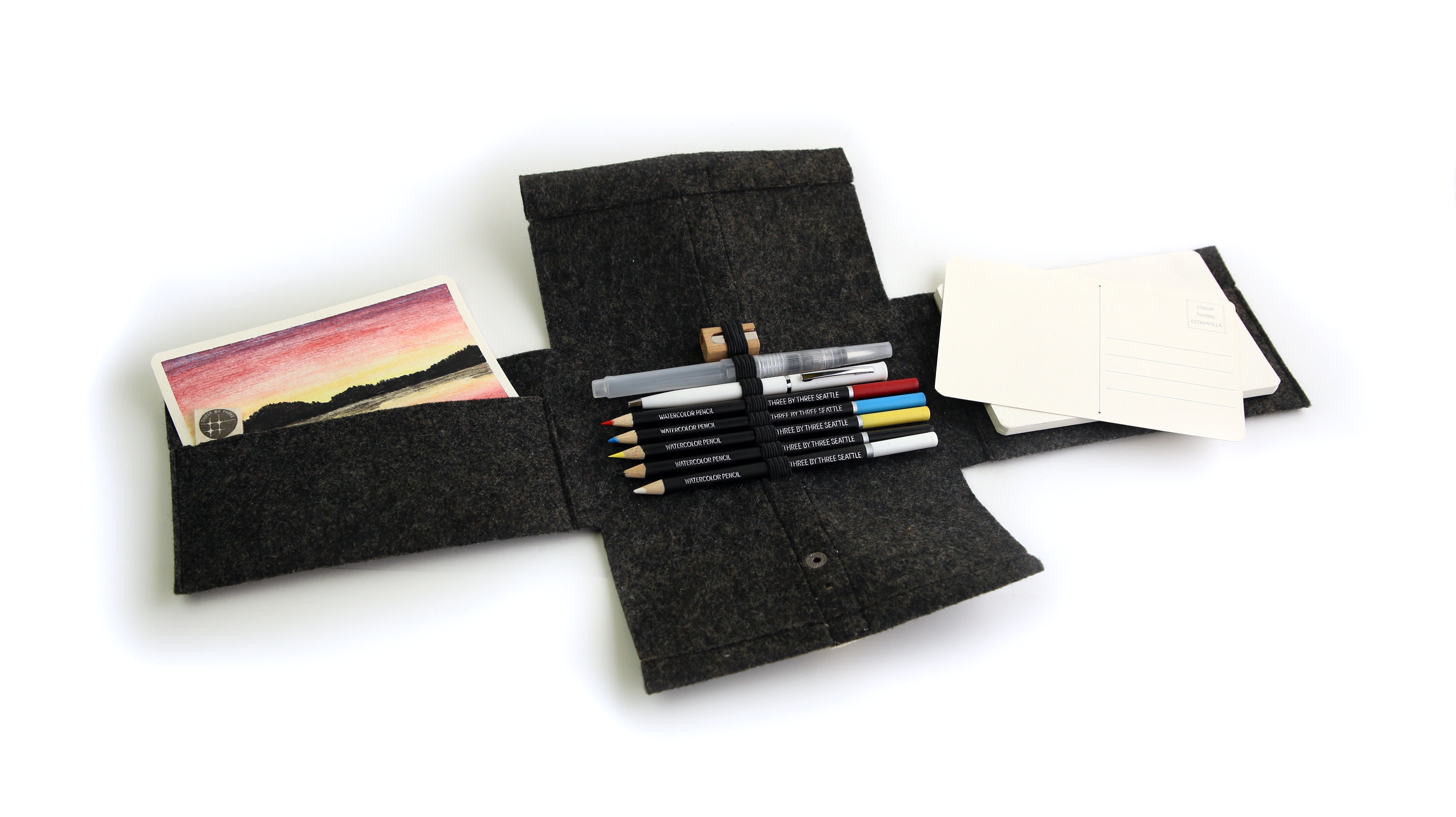 jOTBLOCK travel postcard watercolor pencil set