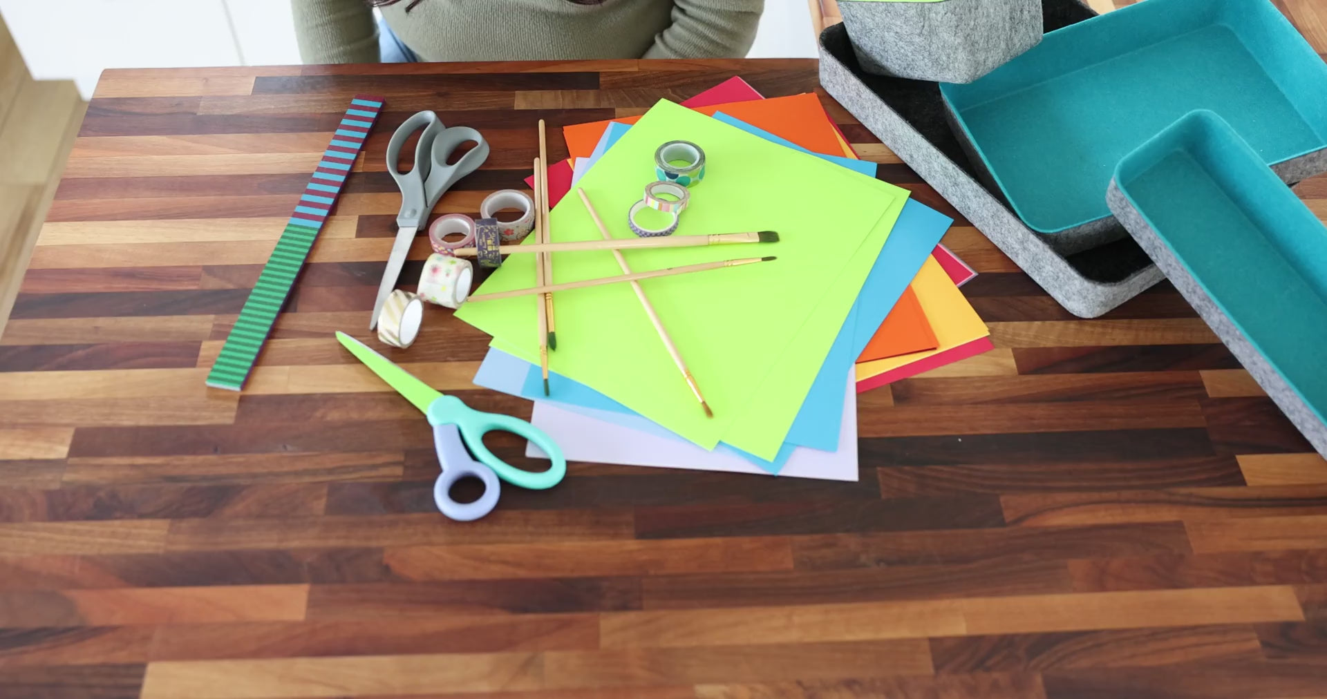 felt·like·it!™ paper tray tapered storage bins