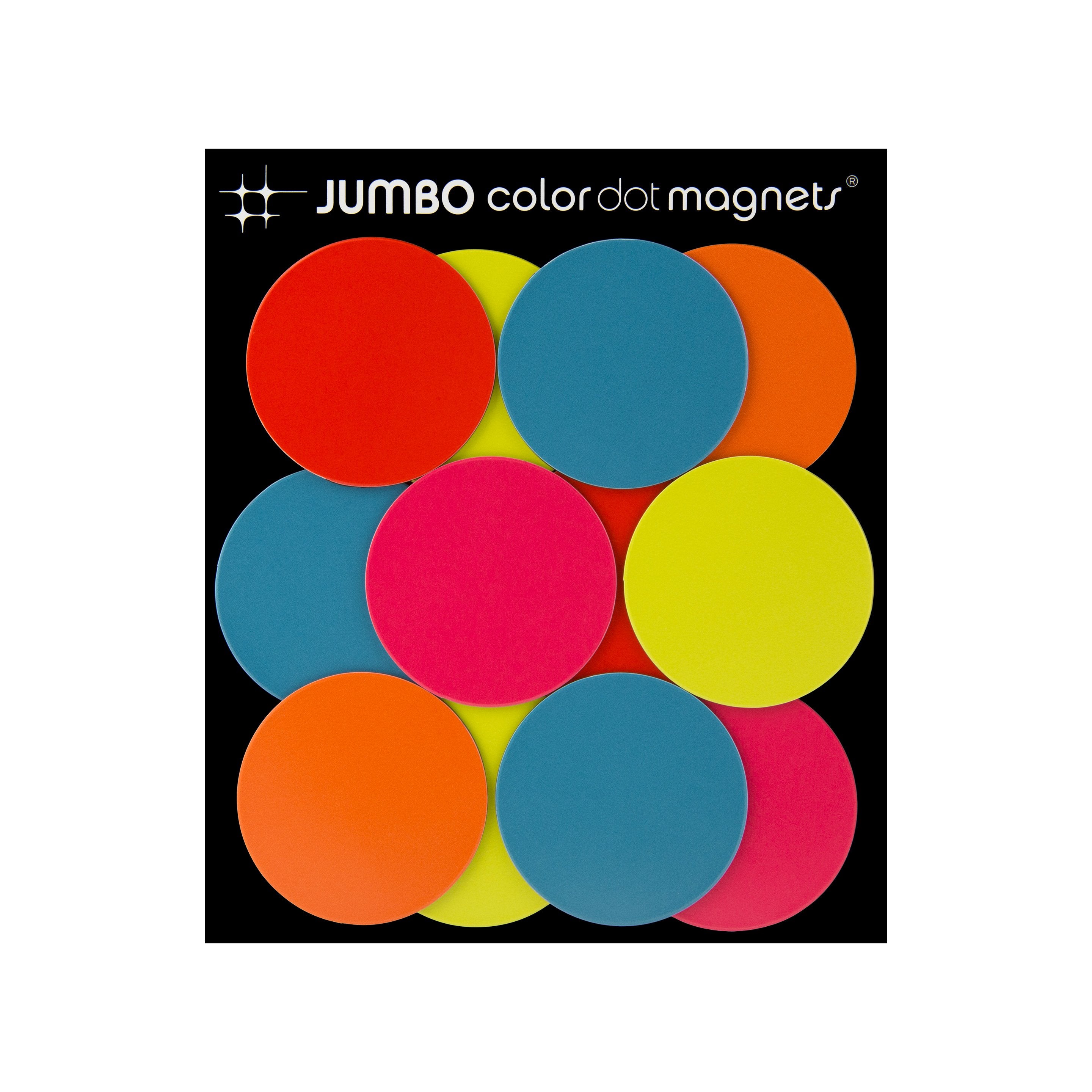 jumbo color dot magnets