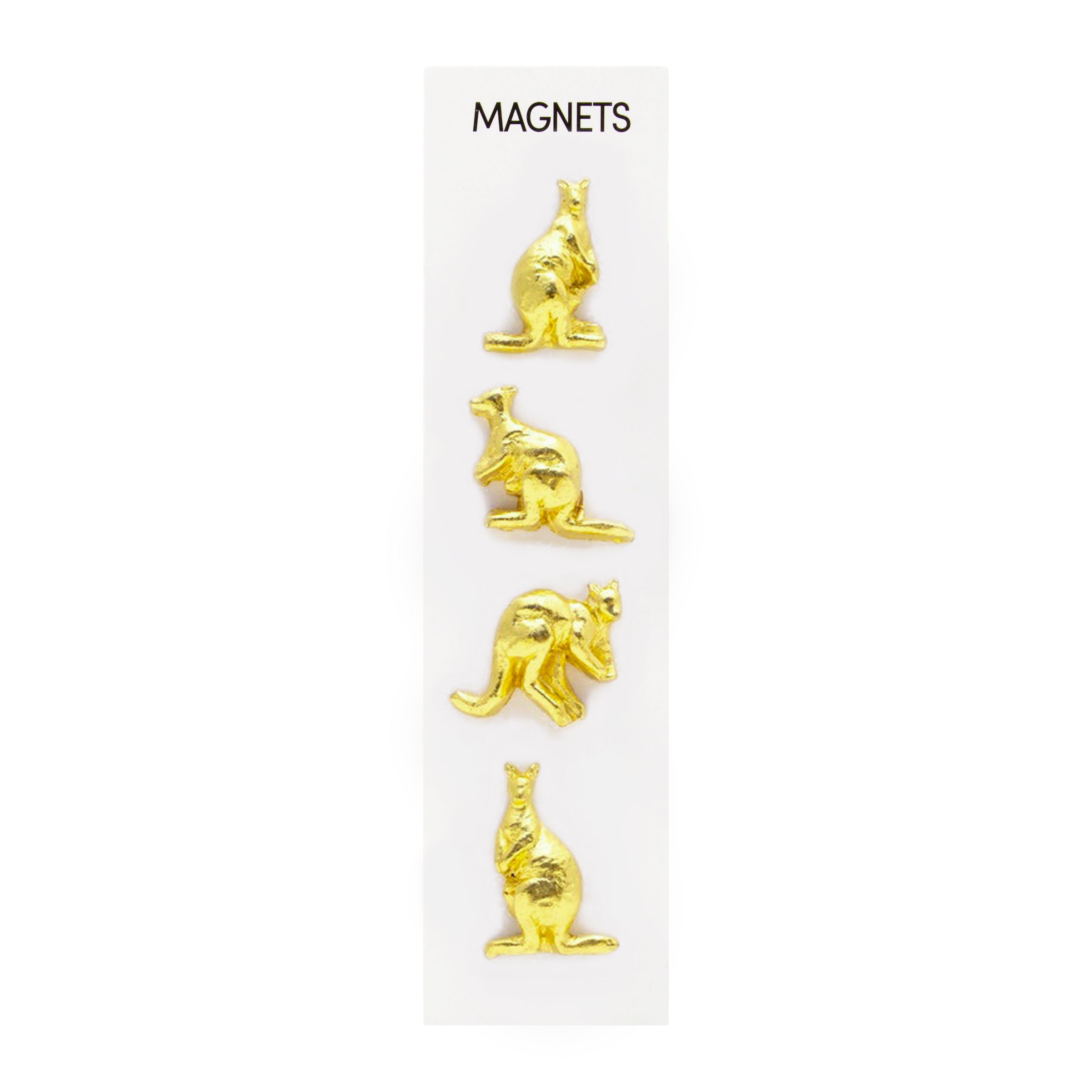 cast metal kangaroo magnets