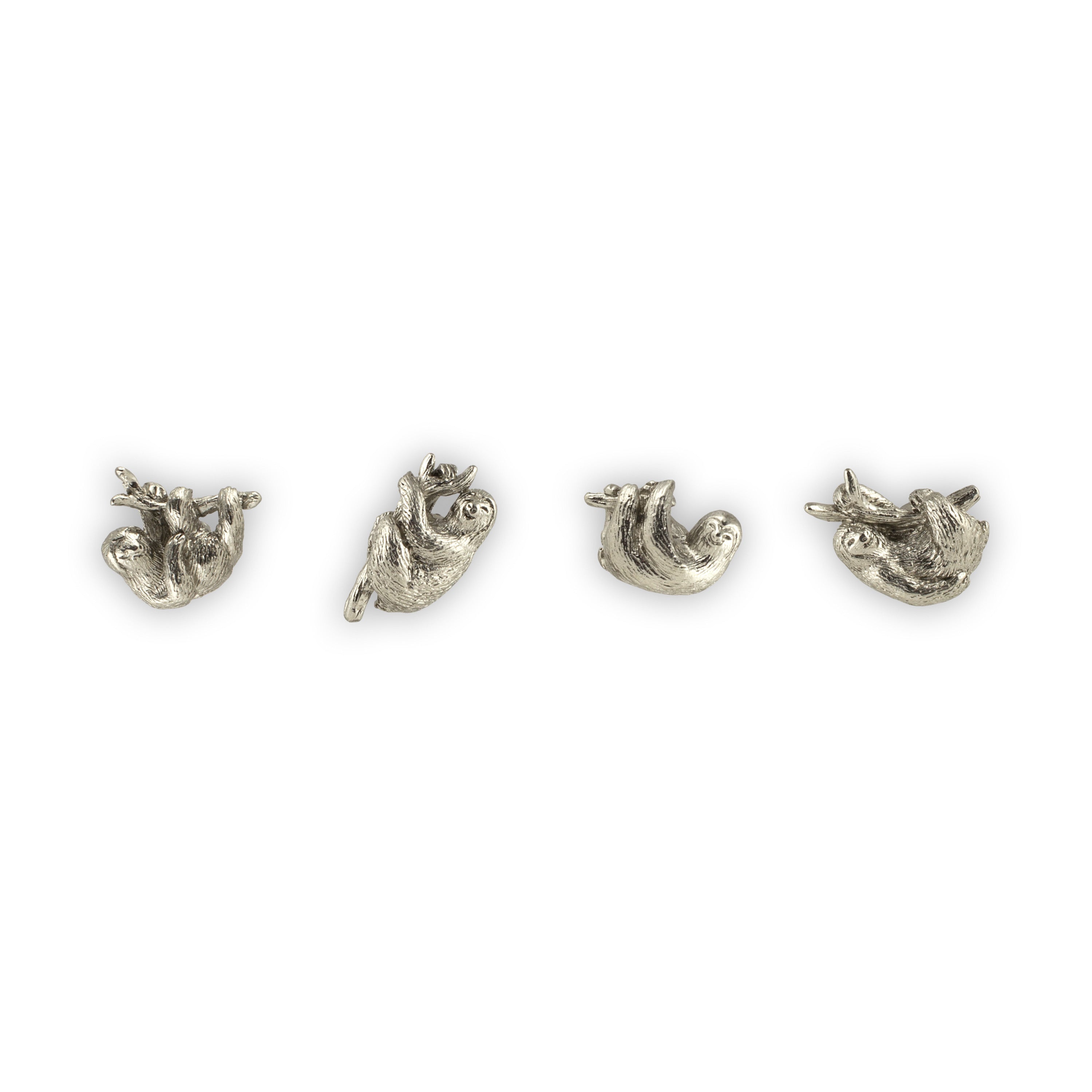 cast metal sloth magnets