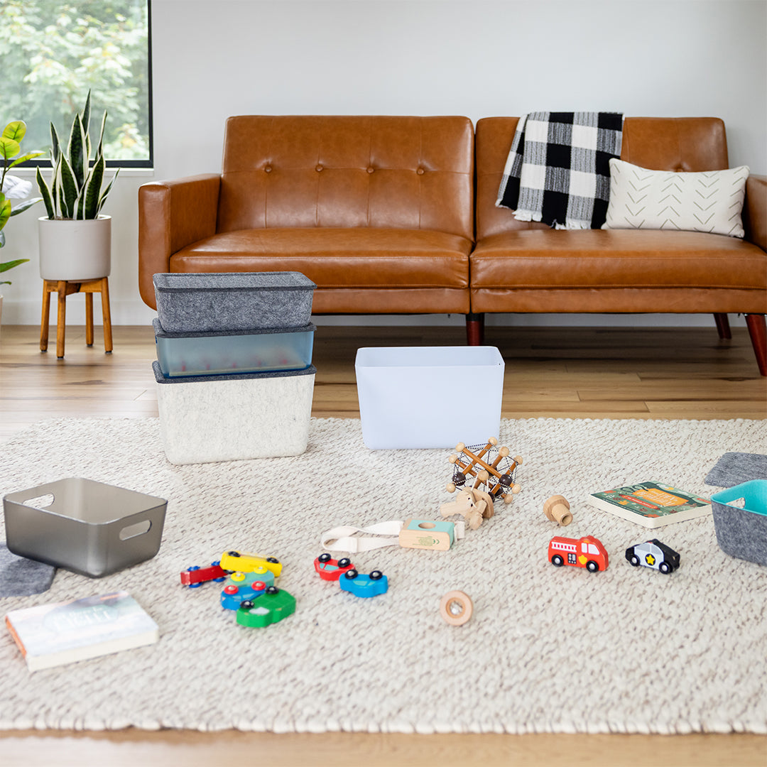 Bin there, done that! How decorative storage bins can lead to more stress-free living.