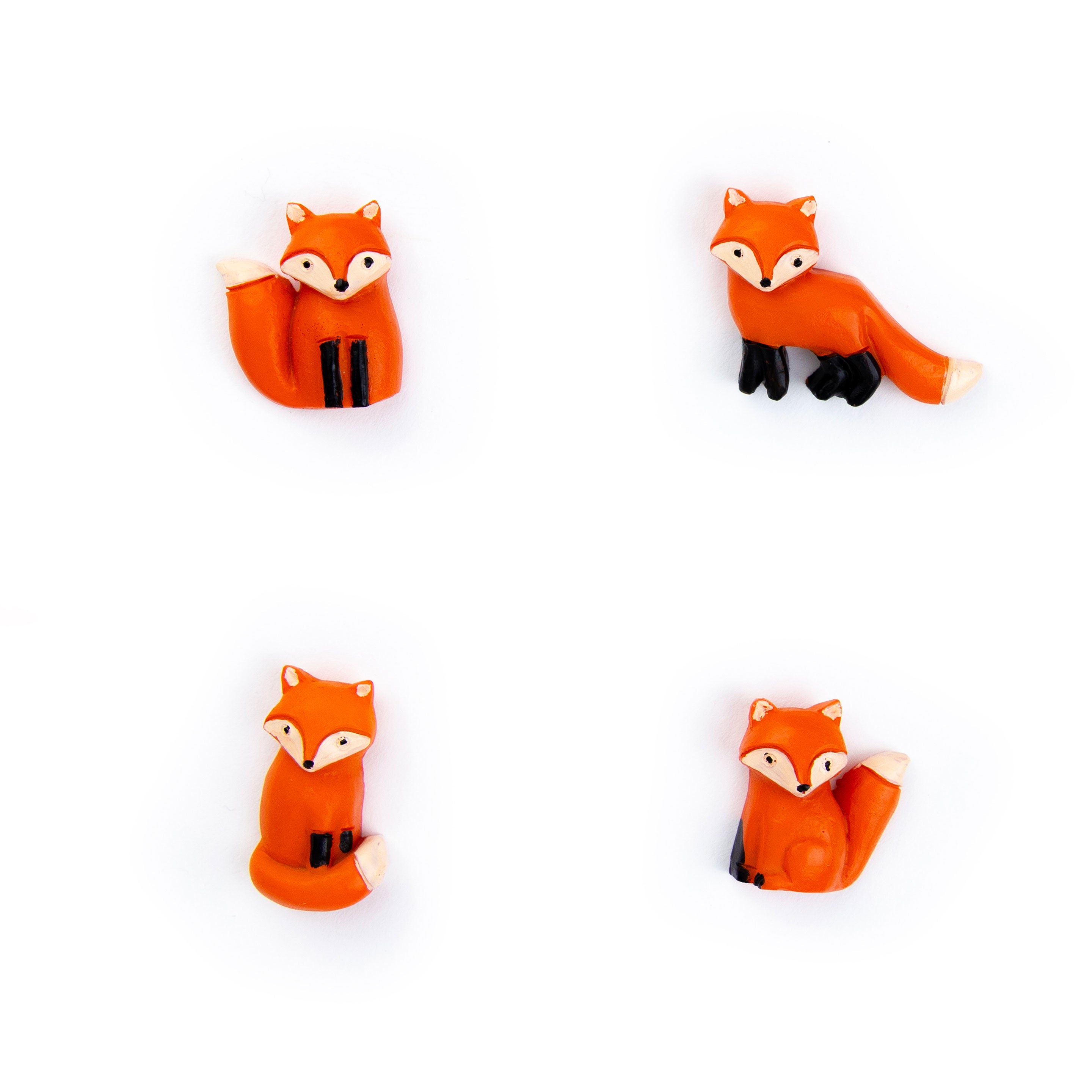 colorful FOX magnets s/4