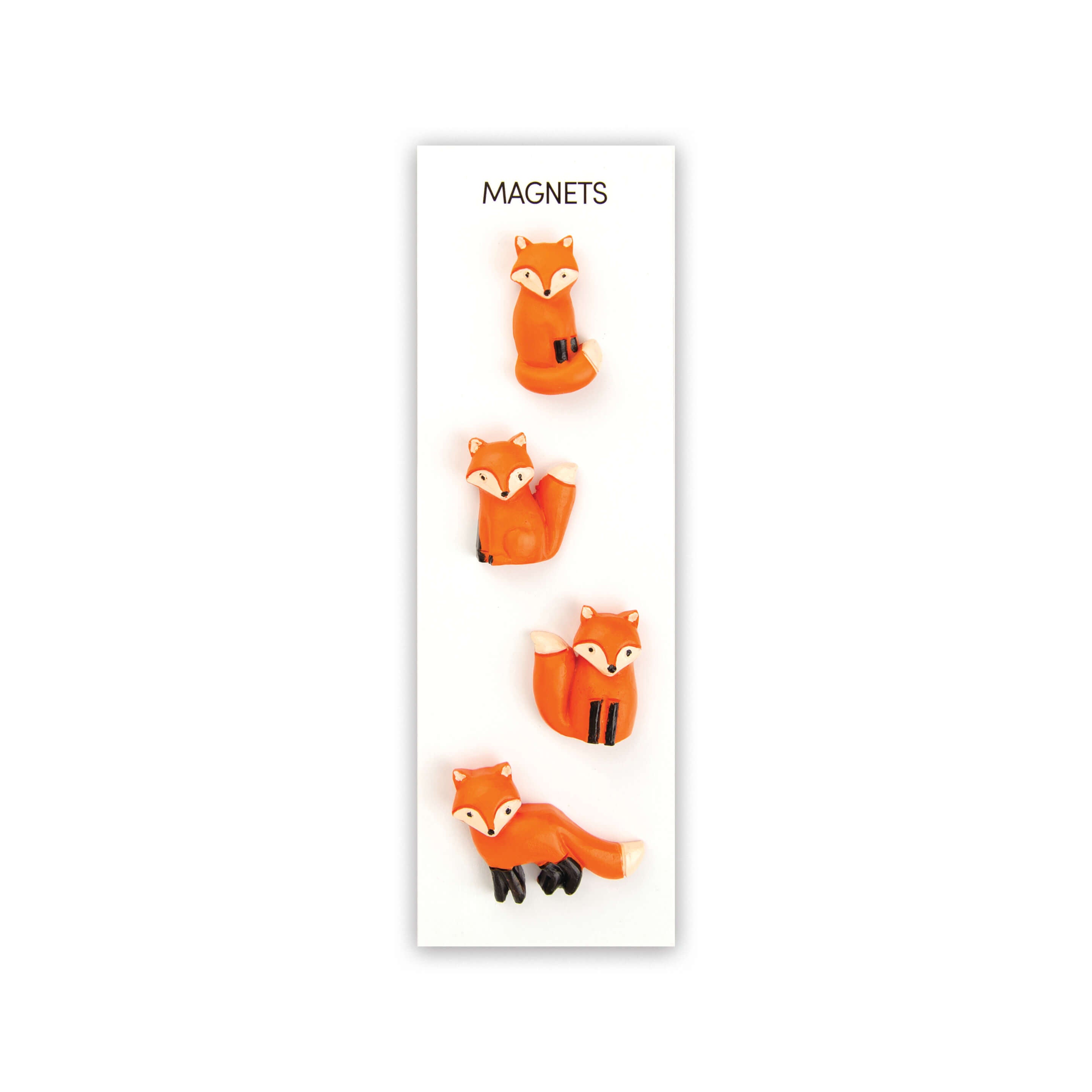 colorful FOX magnets s/4