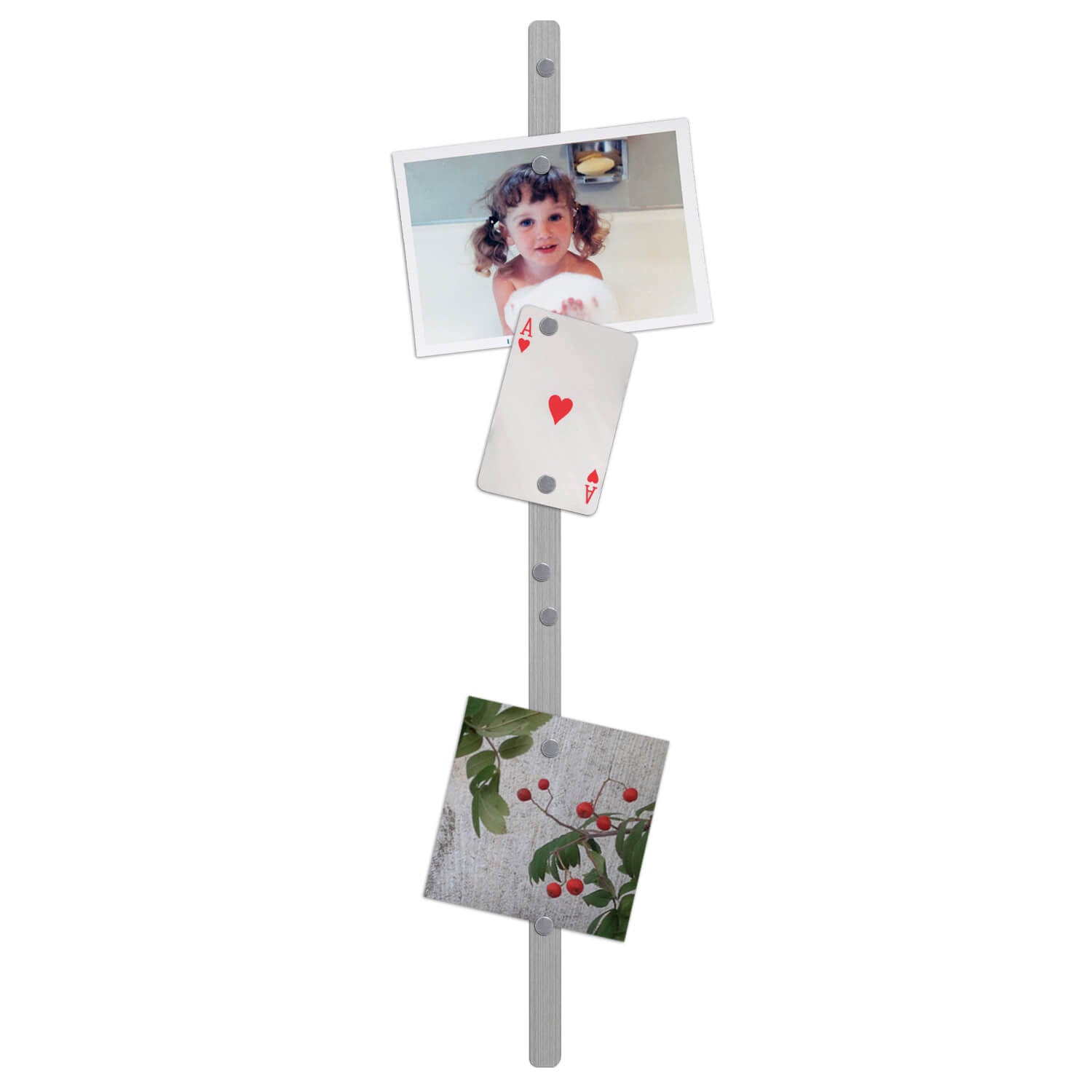 skinny magnetic strip bulletin board