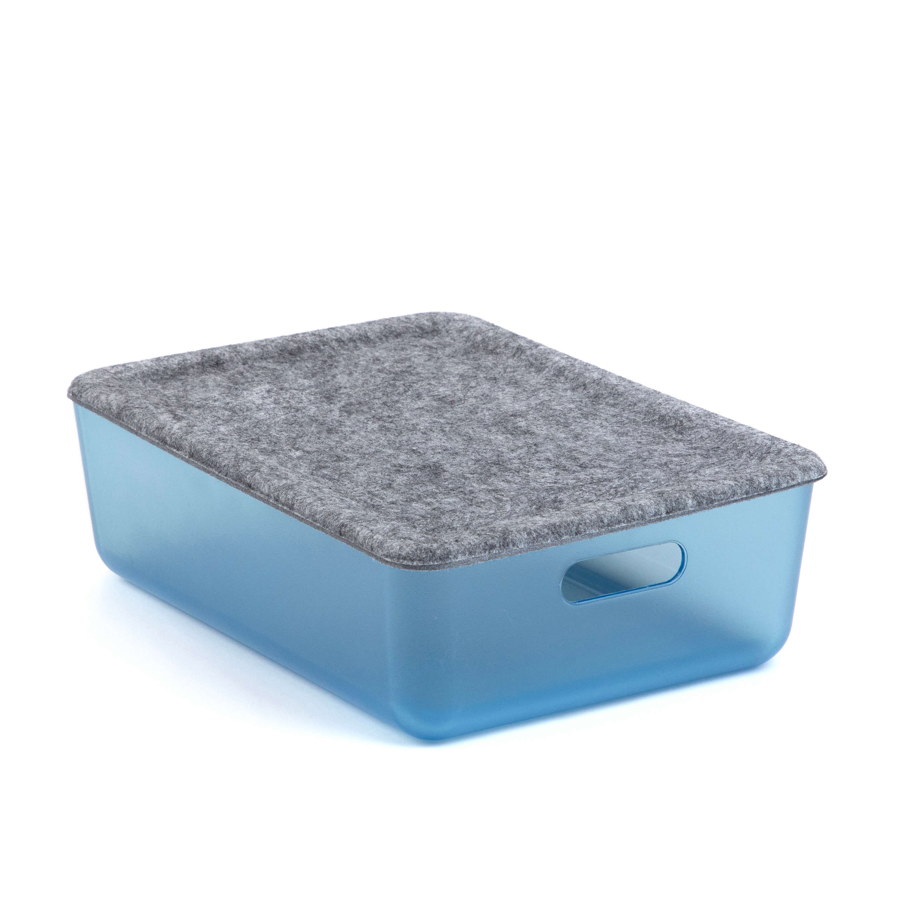 reSTAK recycled FELT medium storage lid + tray