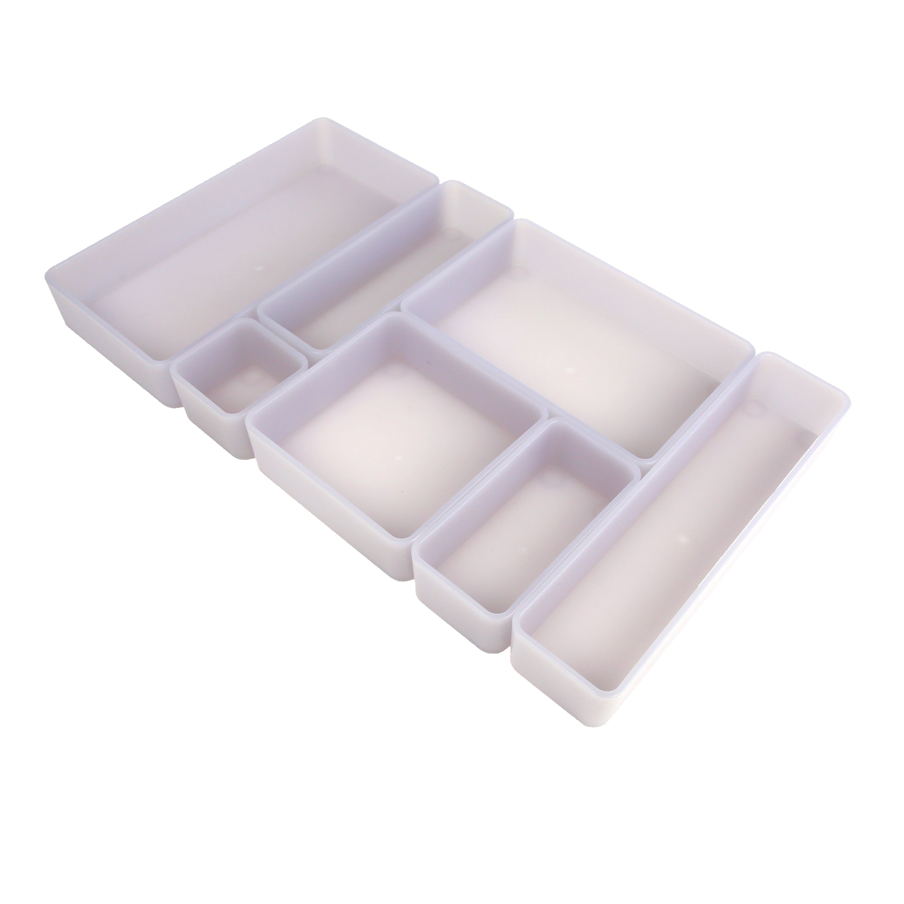 reSTAK recycled stackable organizing bins set of 7