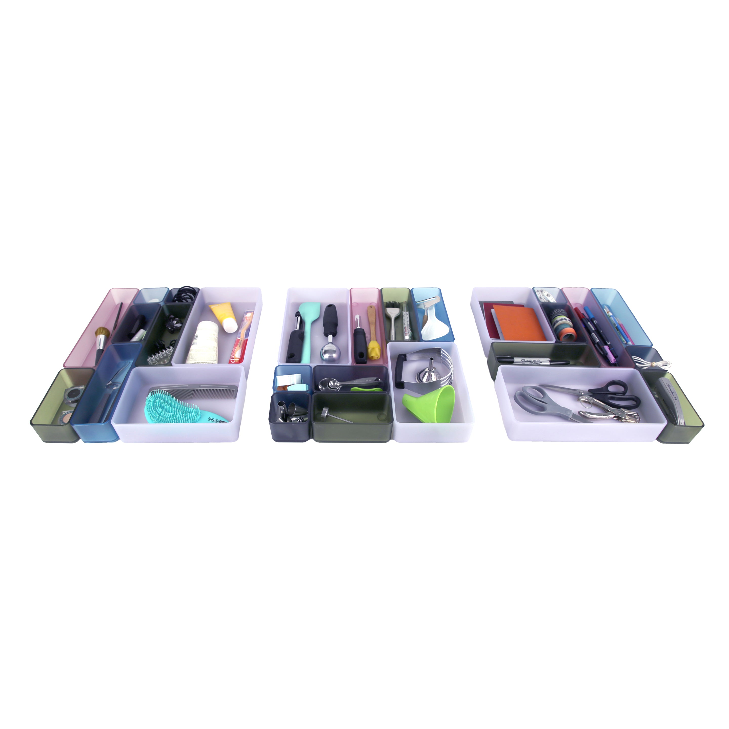 reSTAK recycled stackable organizing bins set of 9