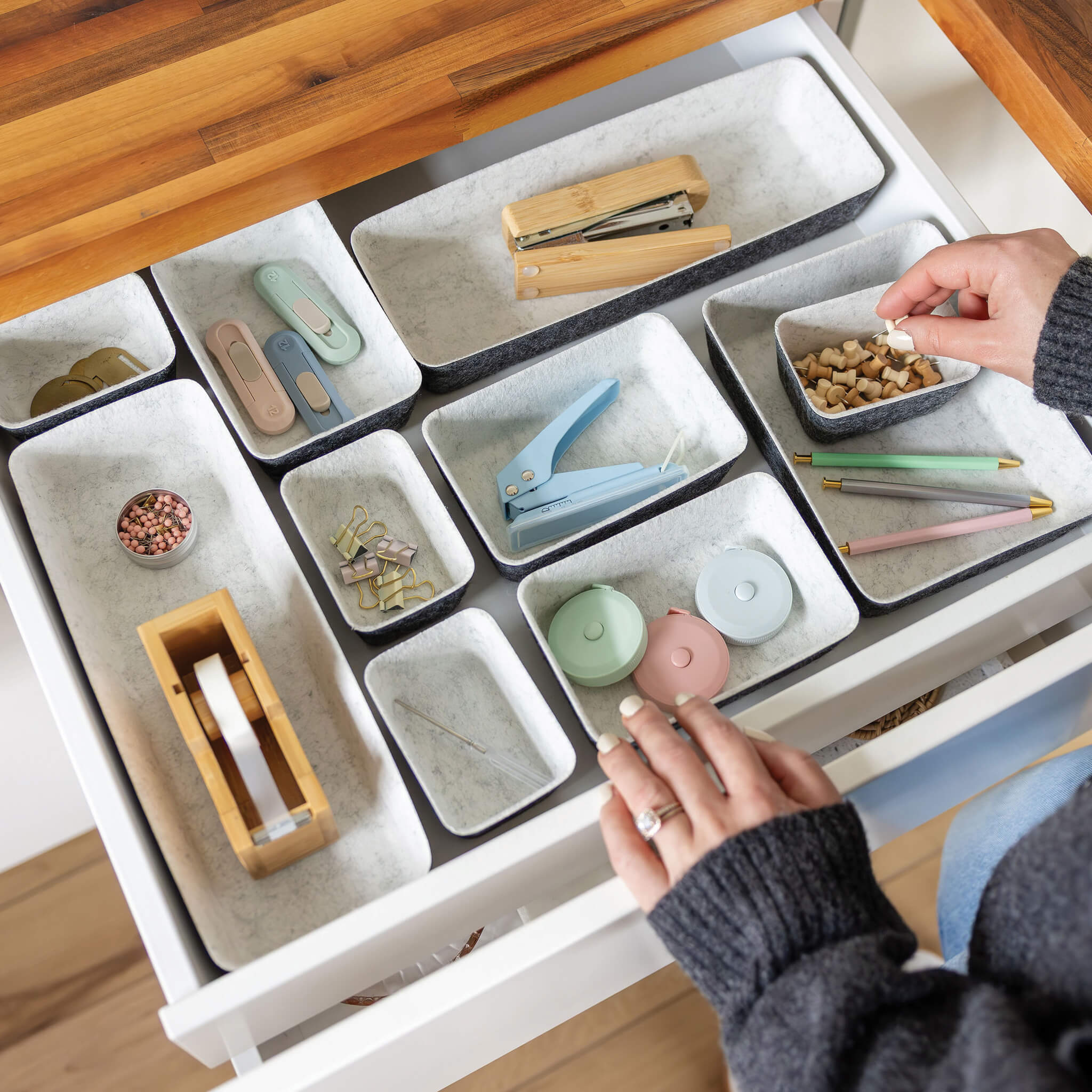 felt·like·it! set/10 felt bins