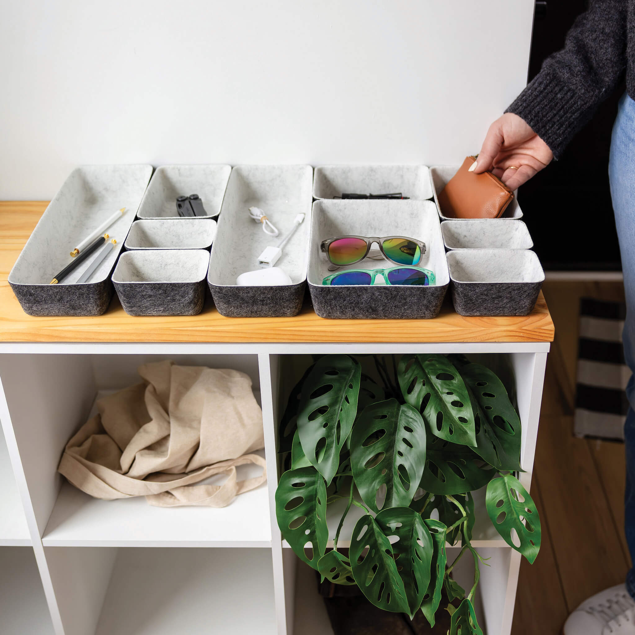 felt·like·it! set/10 felt bins