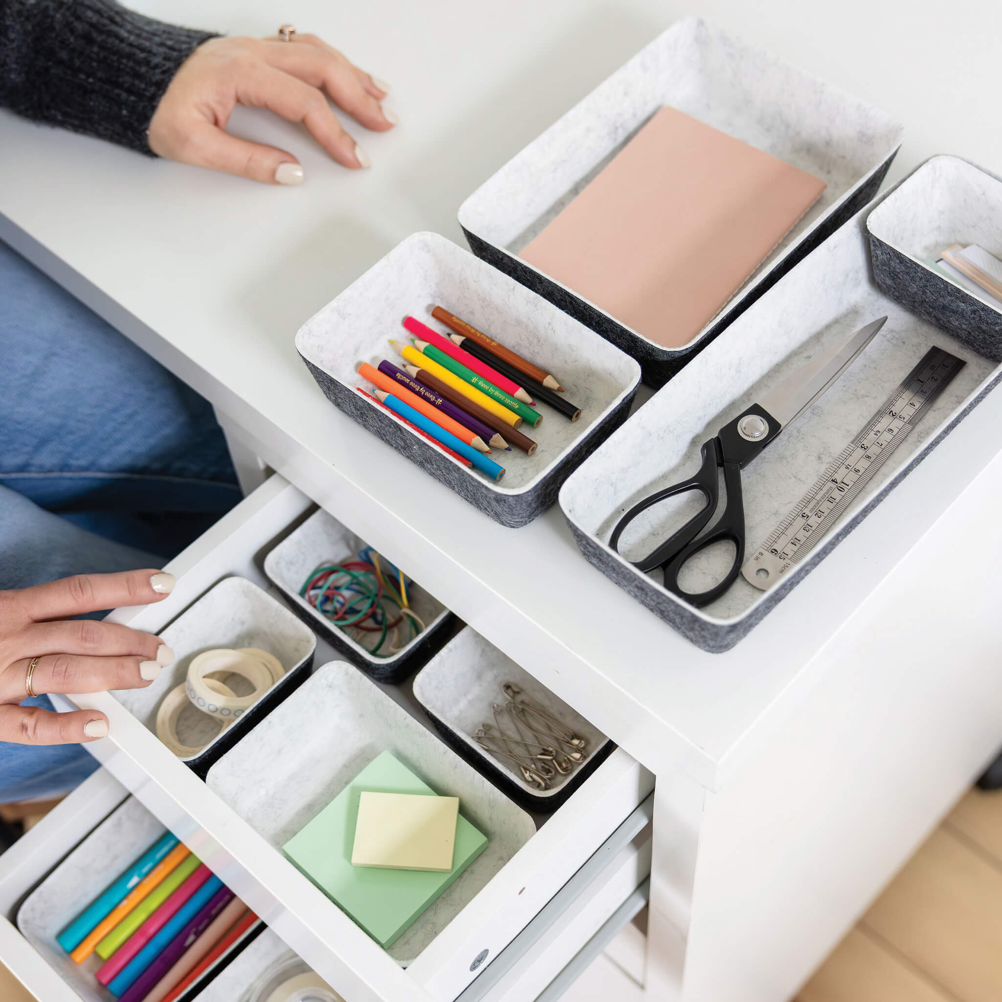 felt·like·it! set/10 felt bins