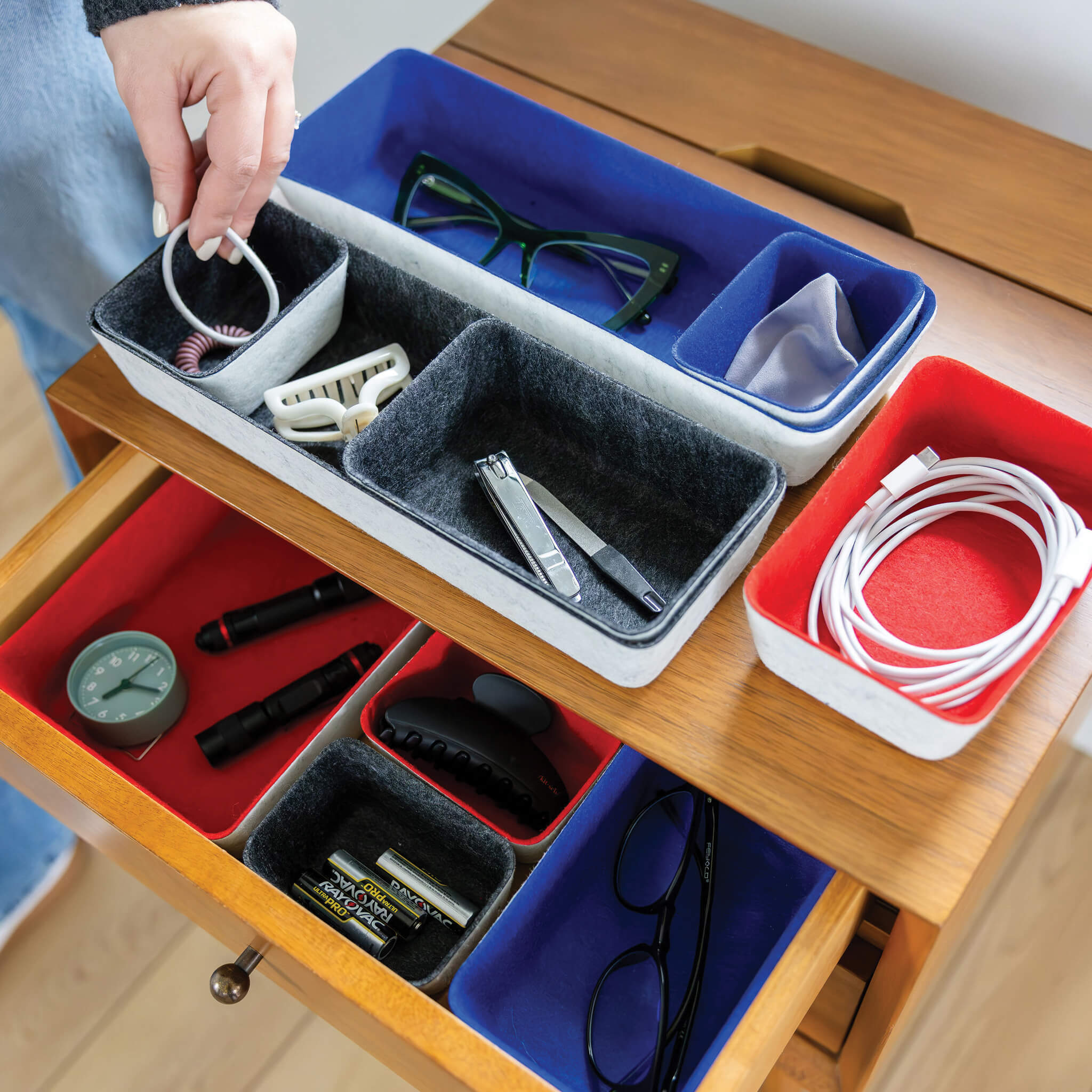 felt·like·it! set/10 felt bins