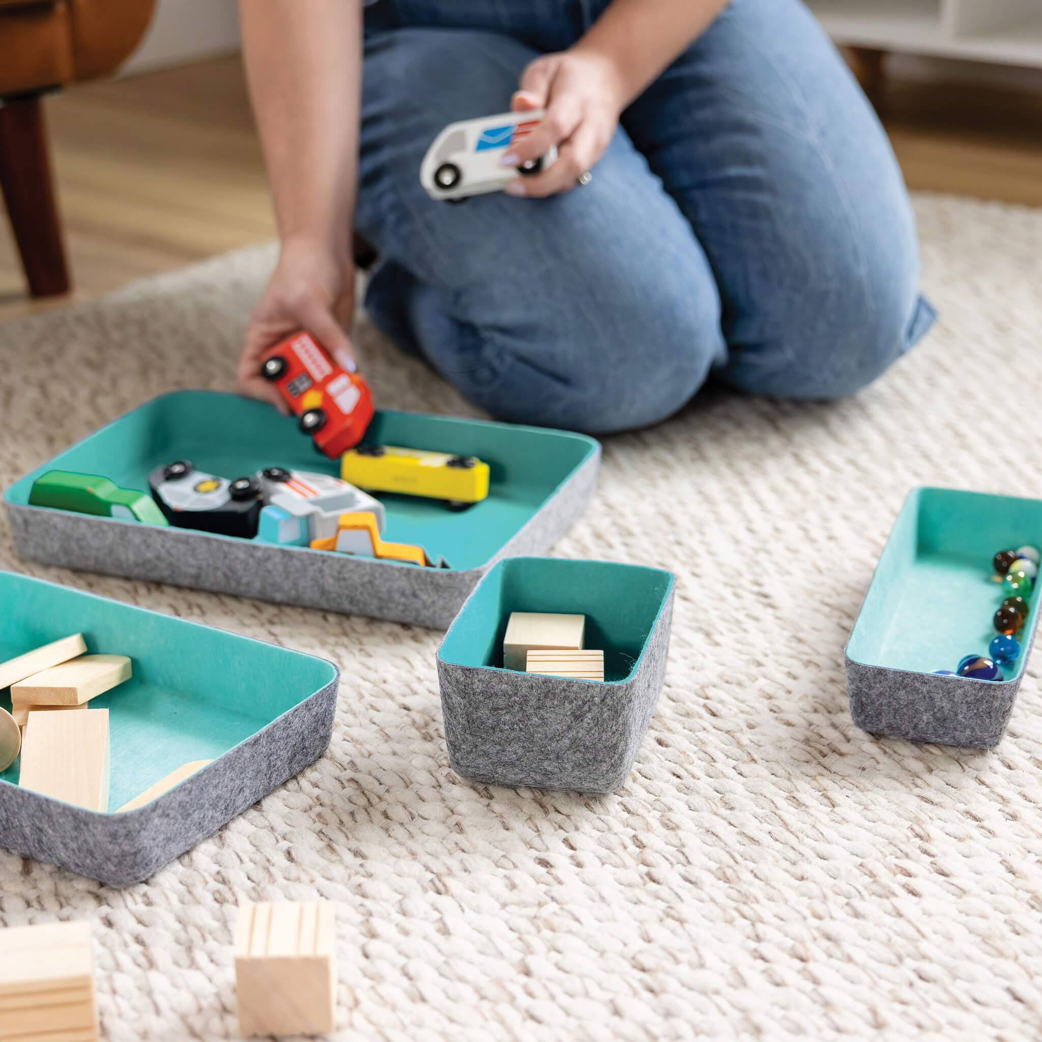 felt·like·it!™ long organizer tapered storage bins