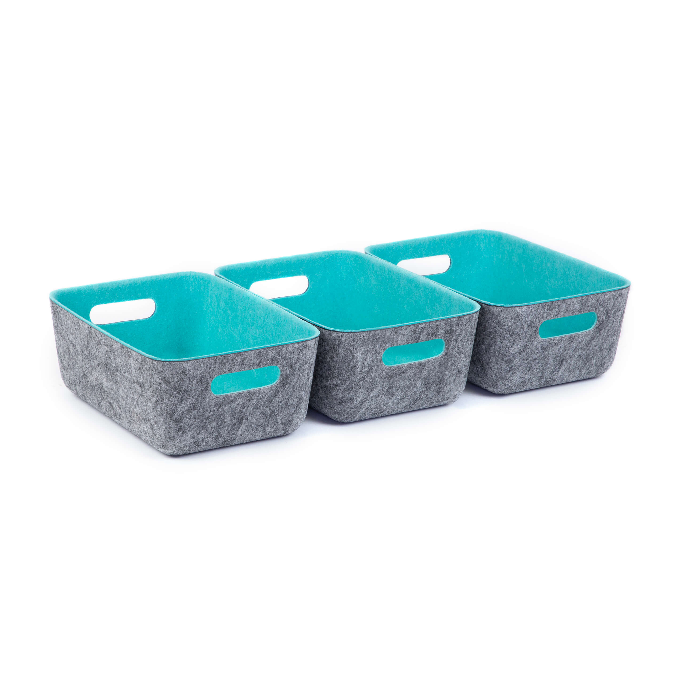 reSTAK recycled FELT storage small bin SET of 3