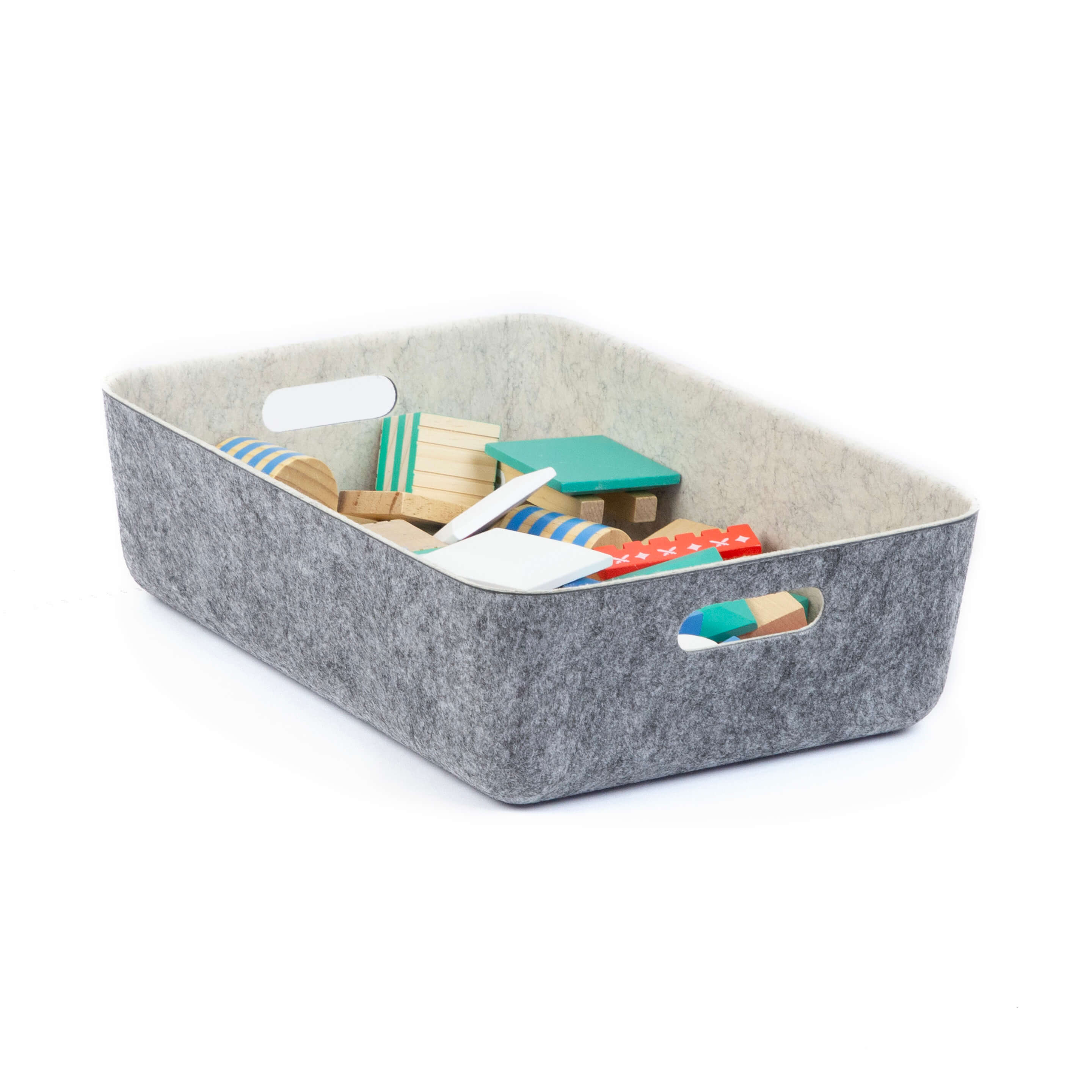 reSTAK recycled FELT storage medium short bin