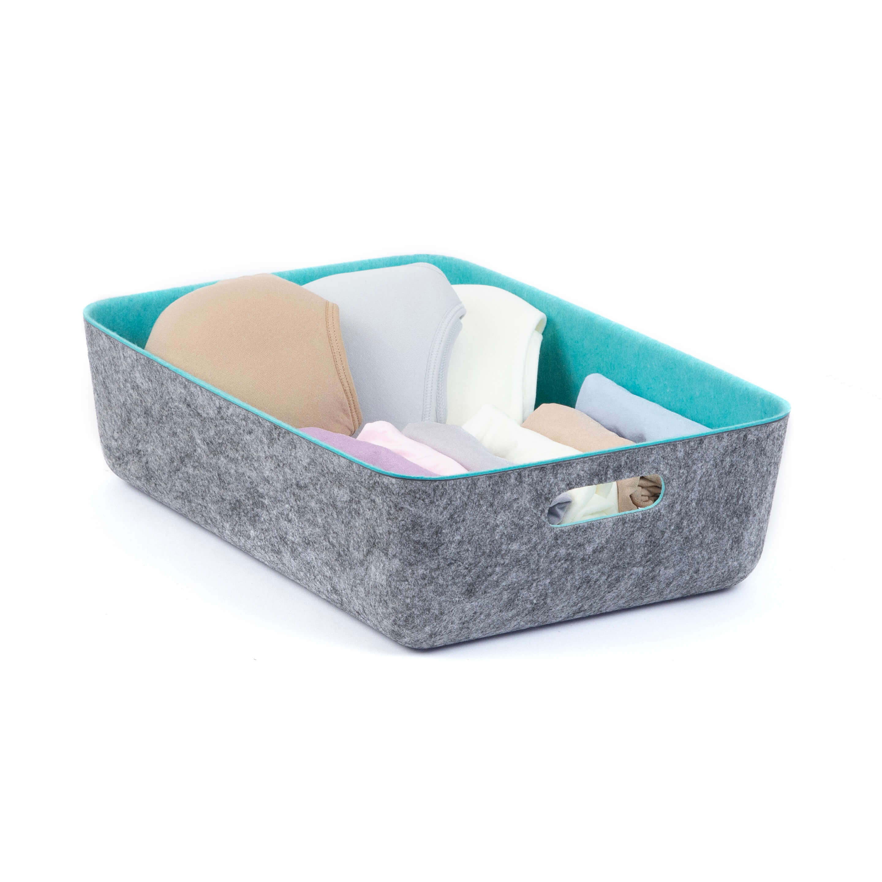 reSTAK recycled FELT storage medium short bin