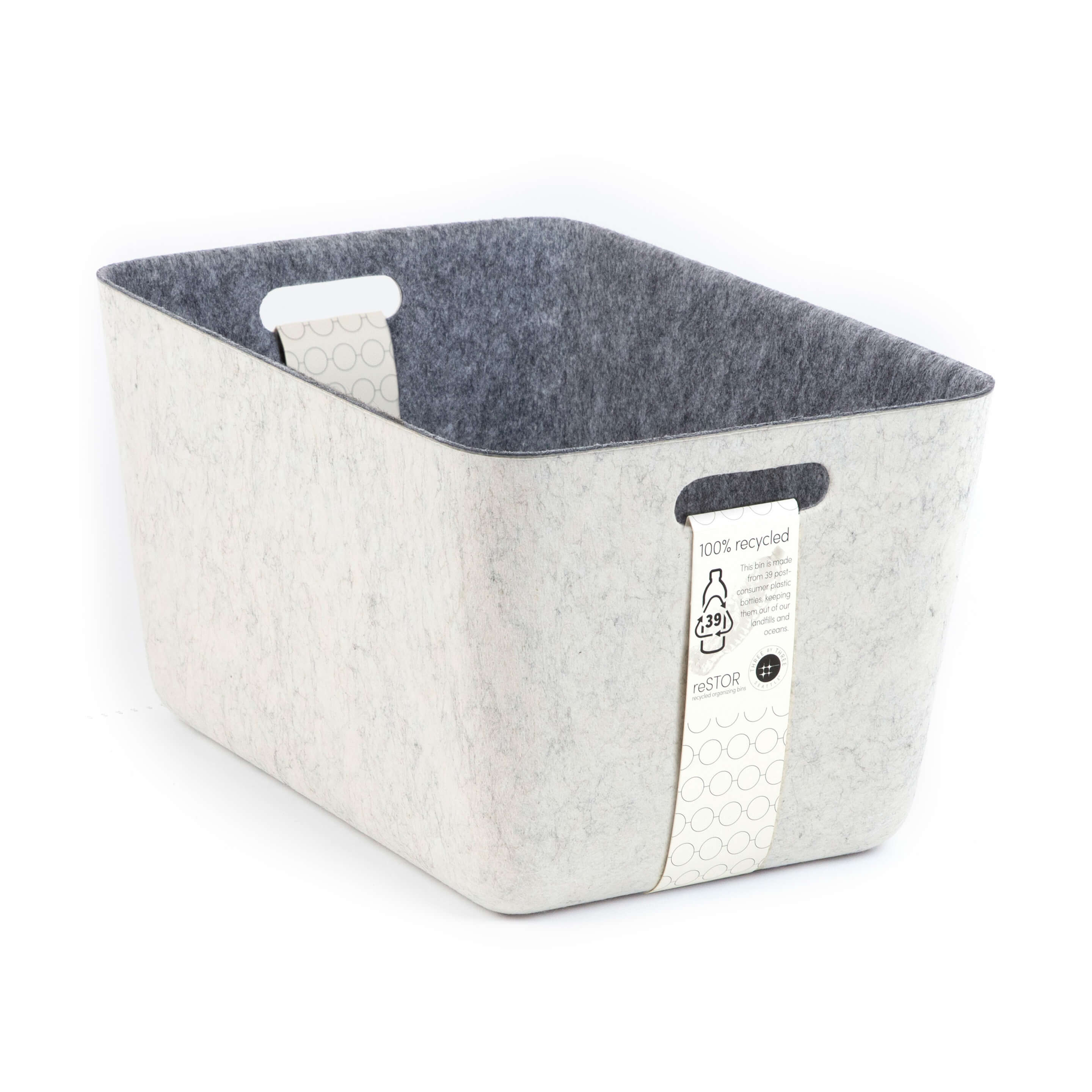 reSTAK recycled FELT storage medium tall