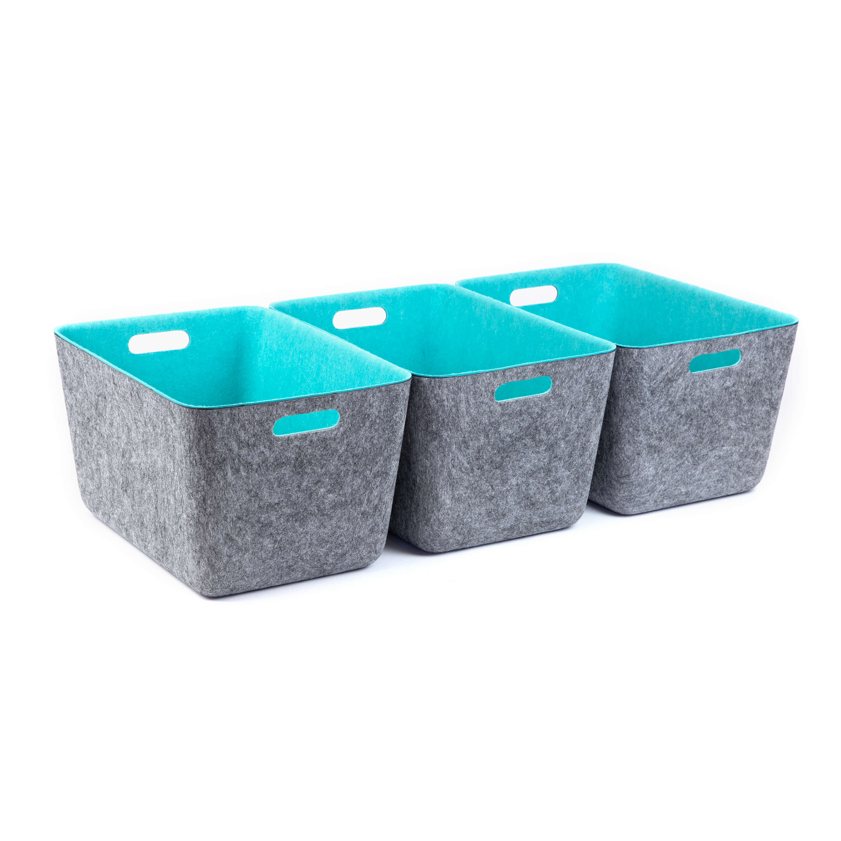 reSTAK recycled FELT storage medium tall SET of 3