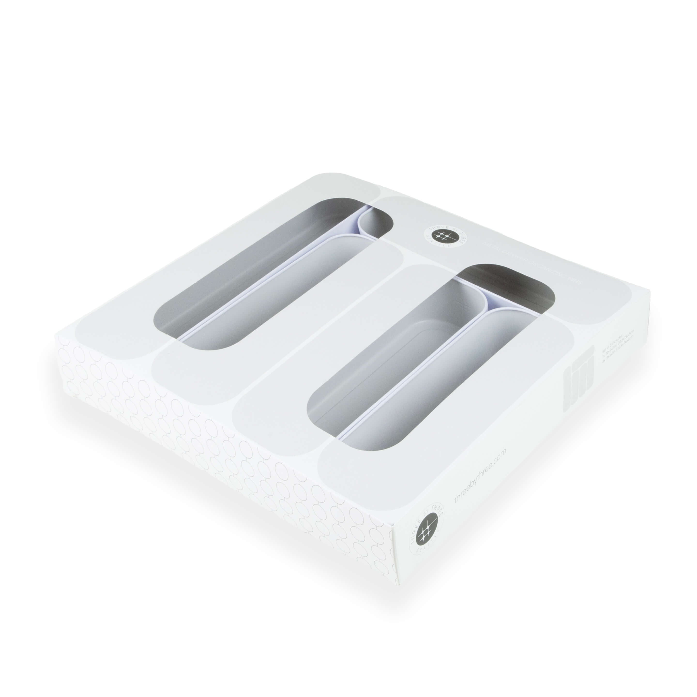metal stacking bins + drawer organizers sets of 5 utensil 2"