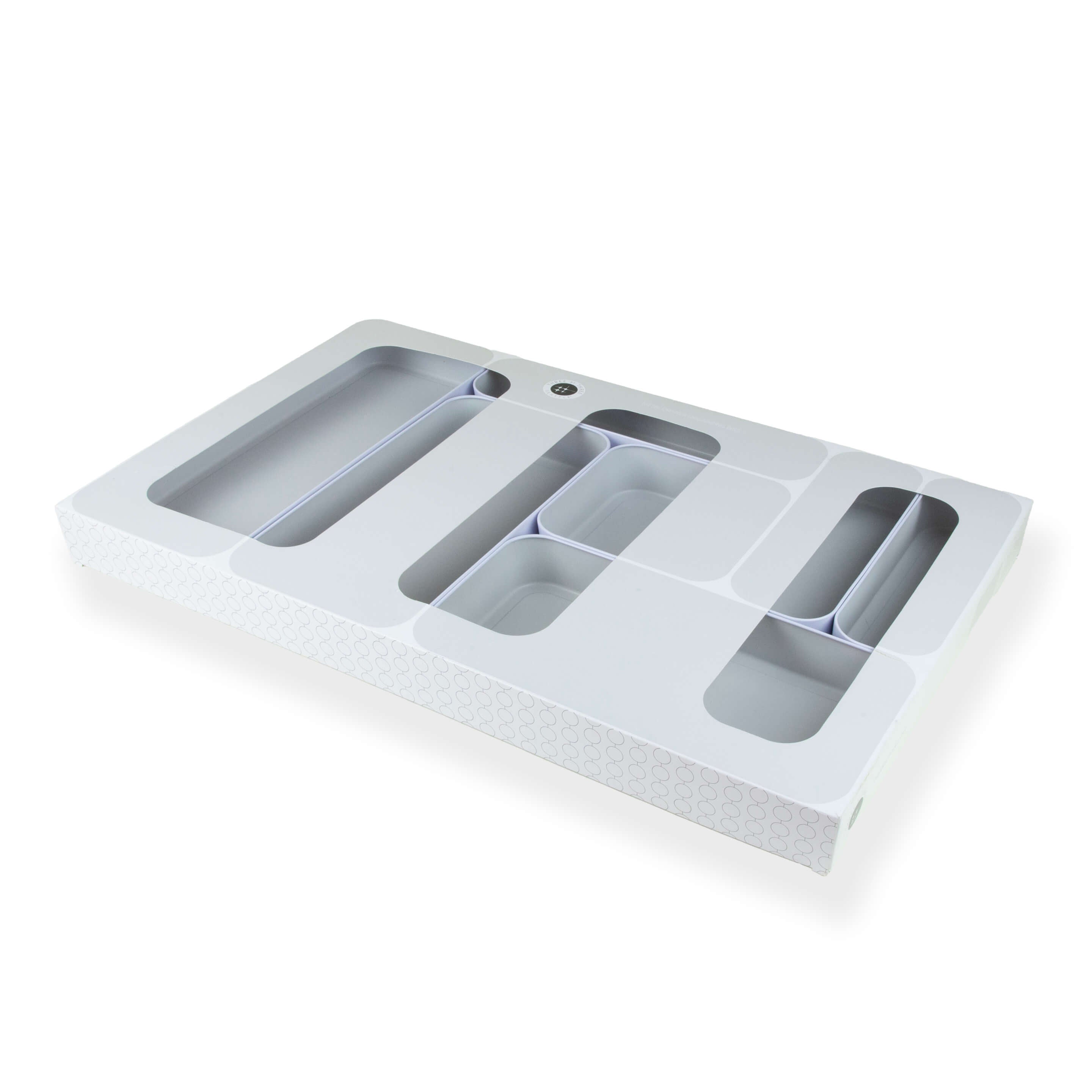 metal stacking bins + drawer organizers sets of 7 2"