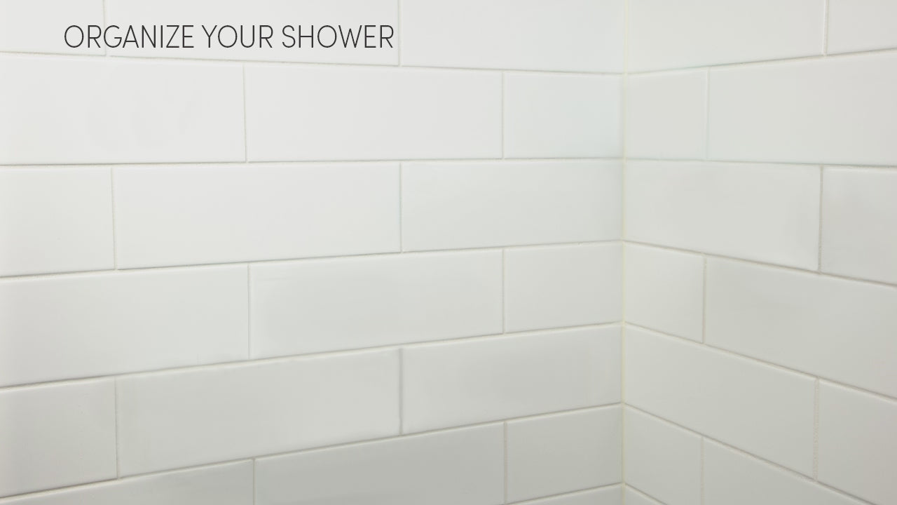 aquafolio large shower shelf