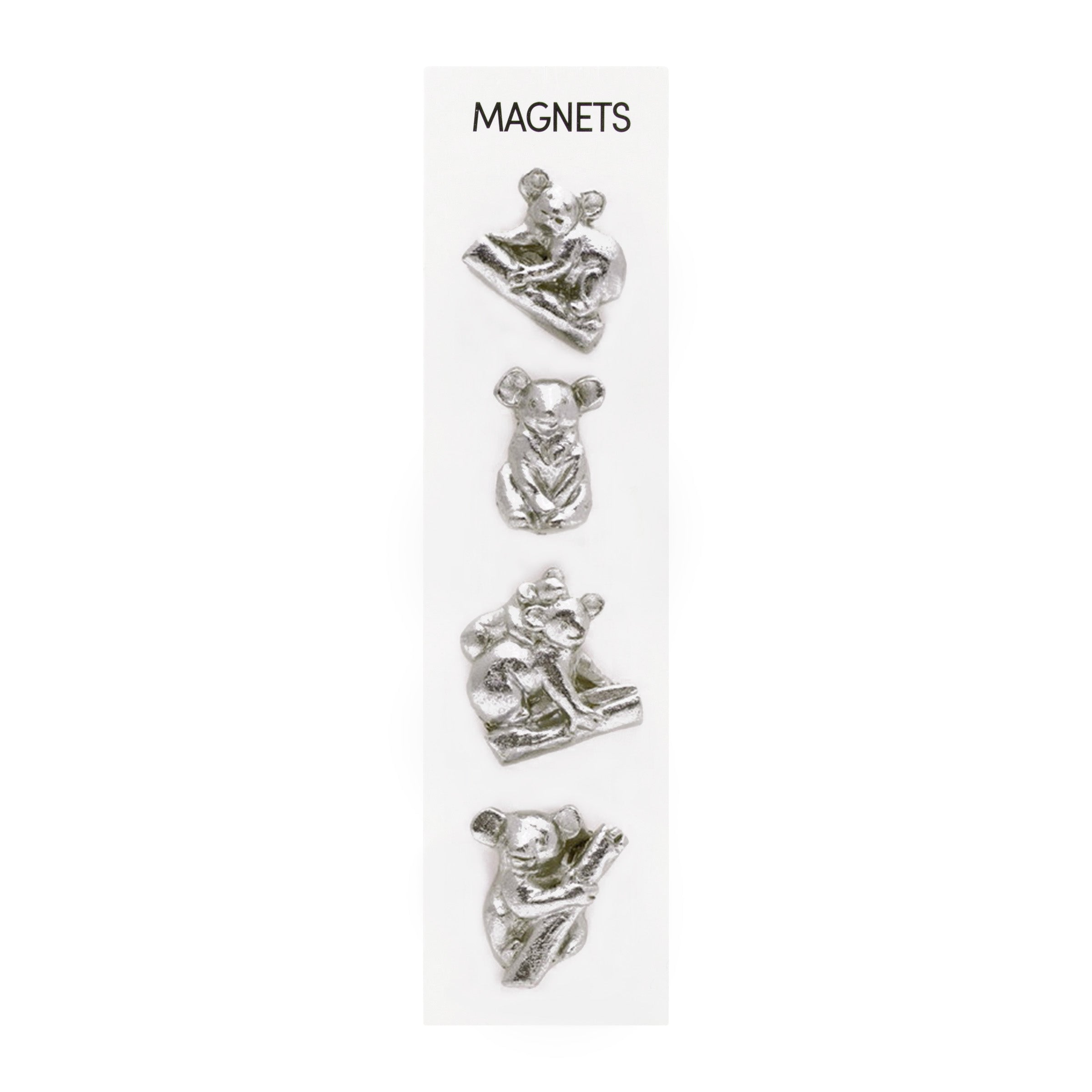 cast metal koala magnets