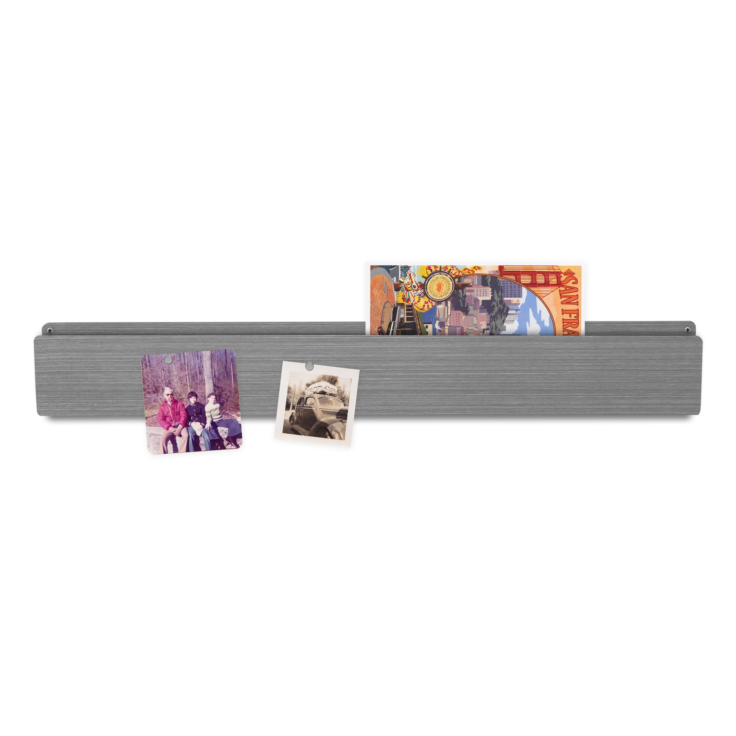 Three by Three Seattle Pocket Strip Magnetic Wall Organize, Stainless (35240)